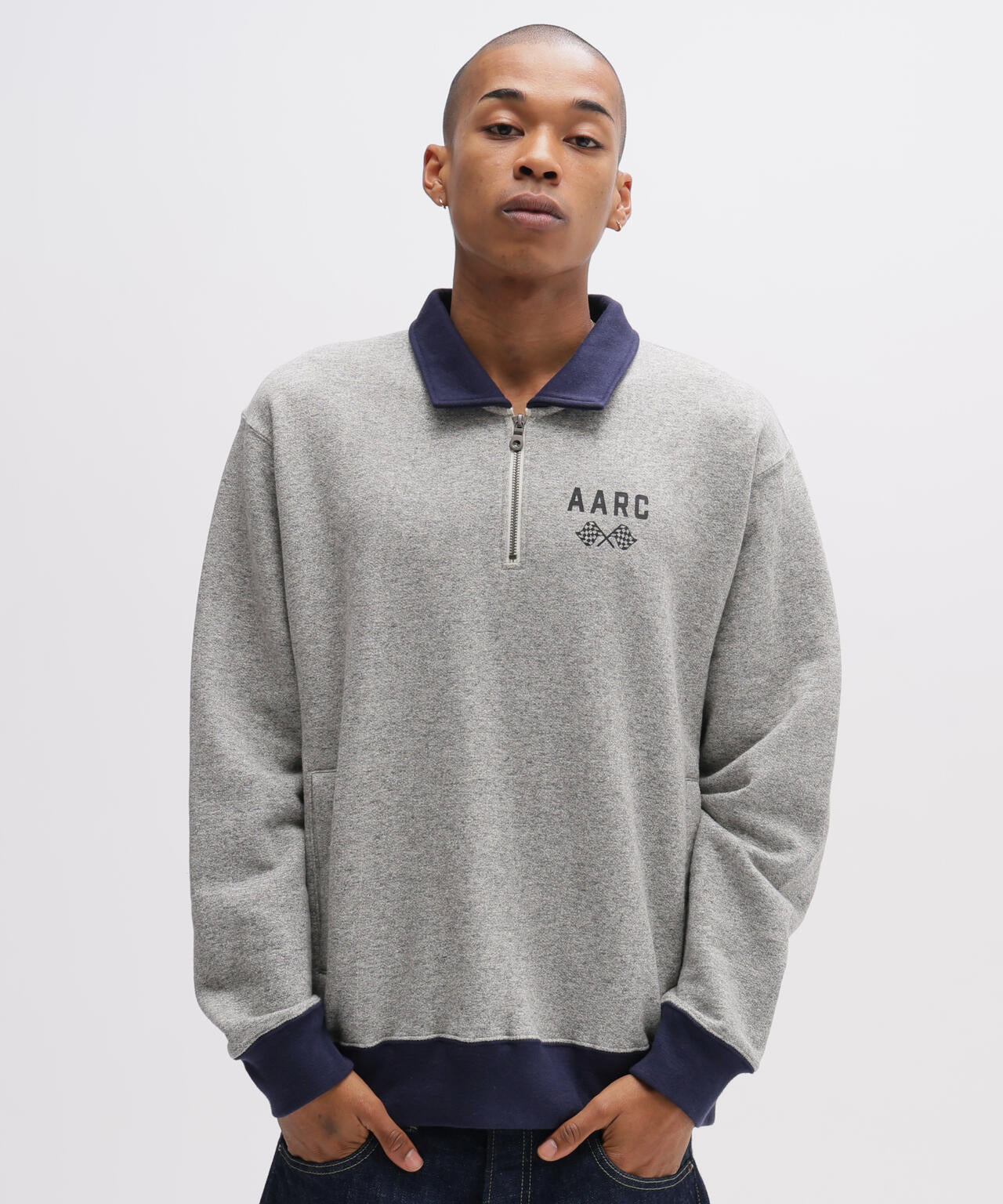 《A.A.R.C》HALF ZIP SWEAT