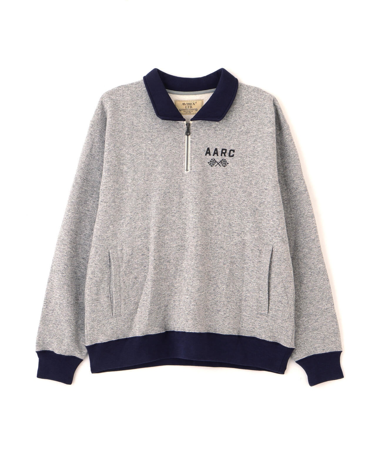 A.A.R.C》HALF ZIP SWEAT | AVIREX（アヴィレックス） ｜【公式】通販