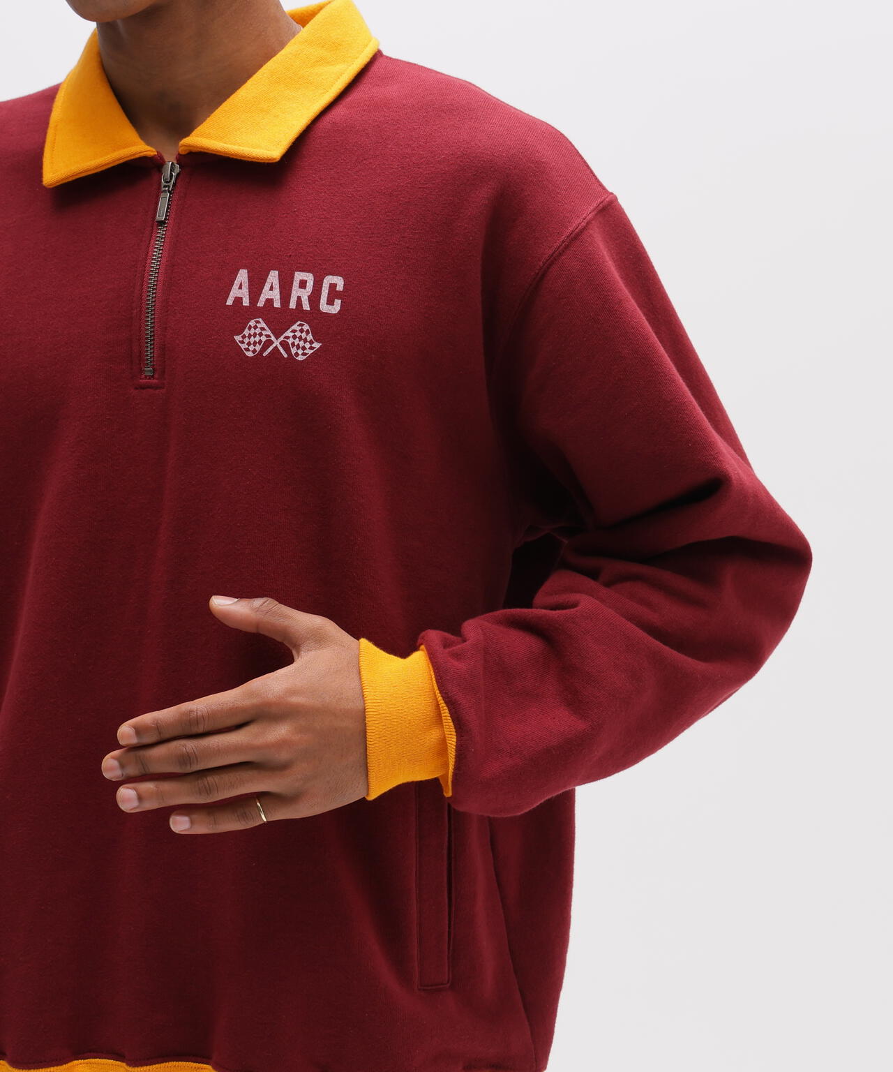《A.A.R.C》HALF ZIP SWEAT