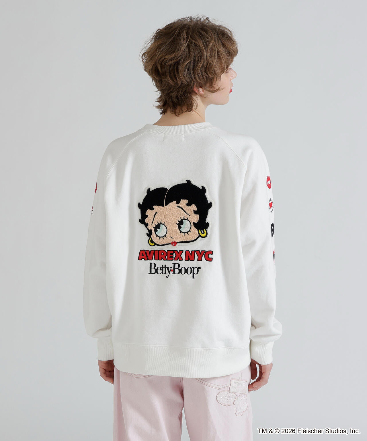 AVIREX × Betty Boop》CREW NECK SWEAT | AVIREX（アヴィレックス