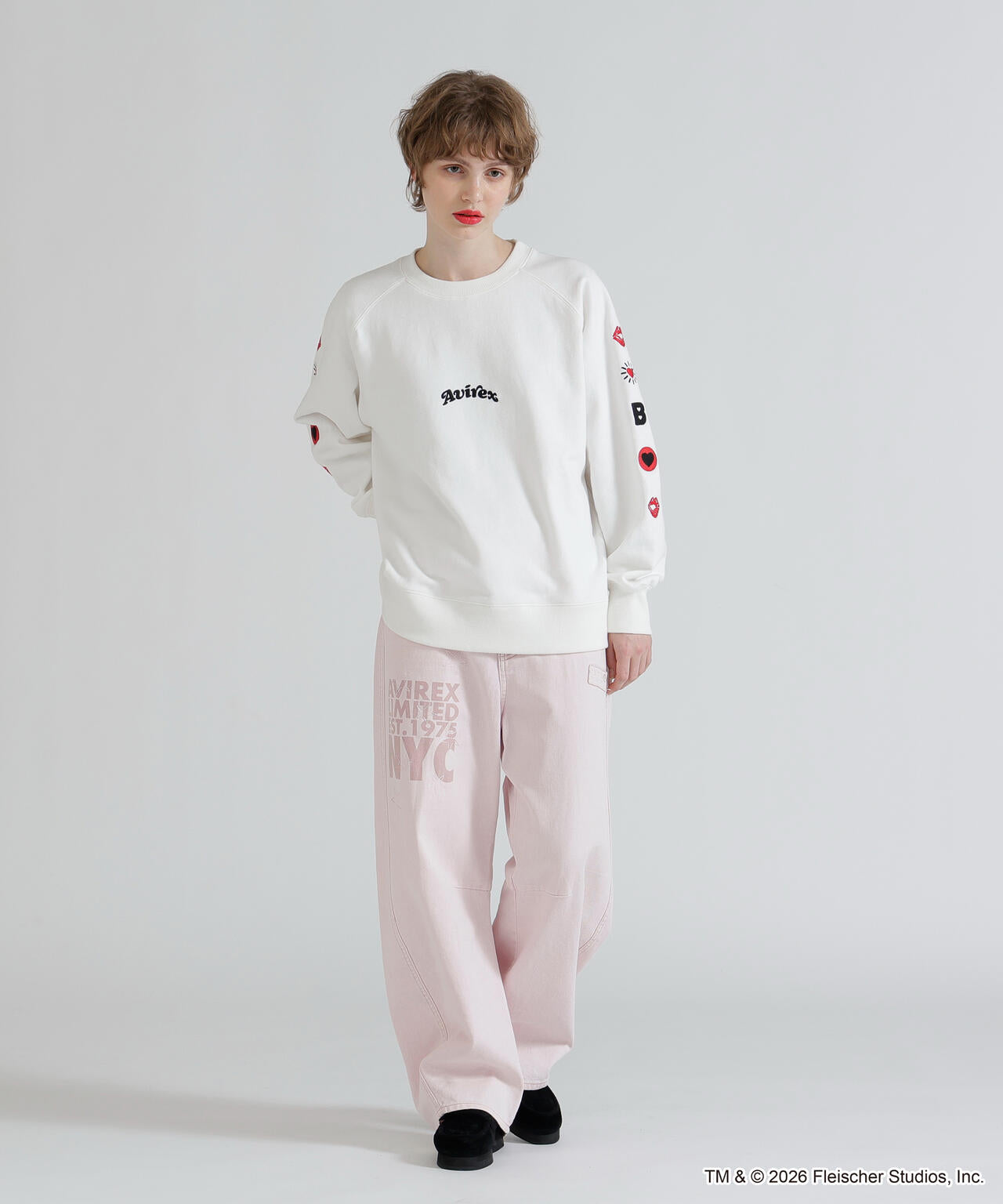 AVIREX × Betty Boop》CREW NECK SWEAT | AVIREX（アヴィレックス