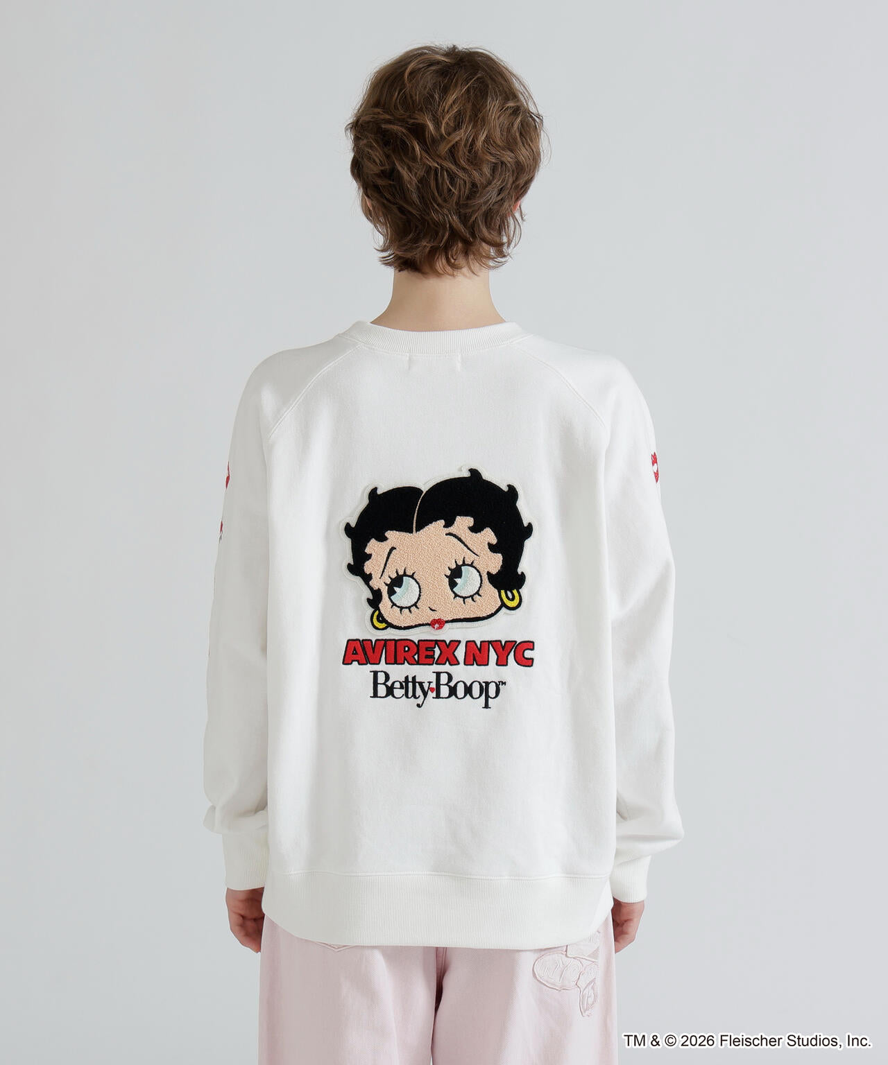 AVIREX NYC Betty Boop トレーナー AVIREX × Betty Boop》CREW NECK SWEAT | AVIREX（アヴィレックス