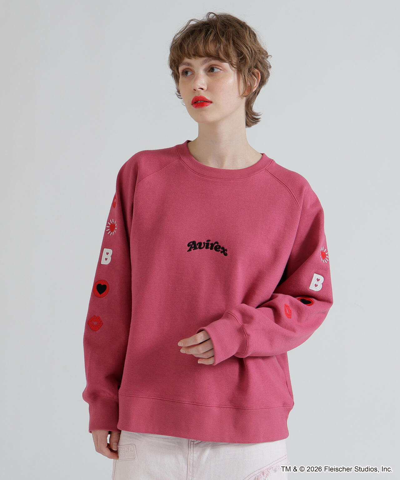 AVIREX × Betty Boop》CREW NECK SWEAT | AVIREX（アヴィレックス