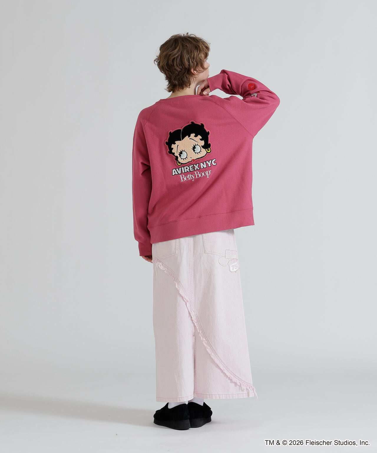 AVIREX × Betty Boop》CREW NECK SWEAT | AVIREX（アヴィレックス