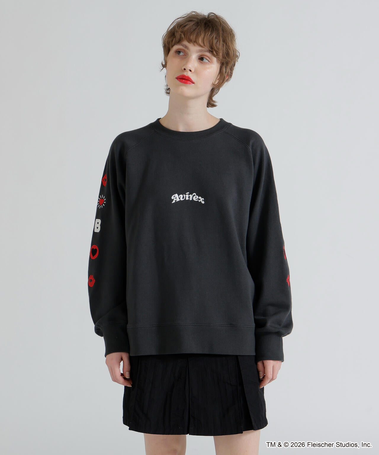 《AVIREX × Betty Boop》CREW NECK SWEAT