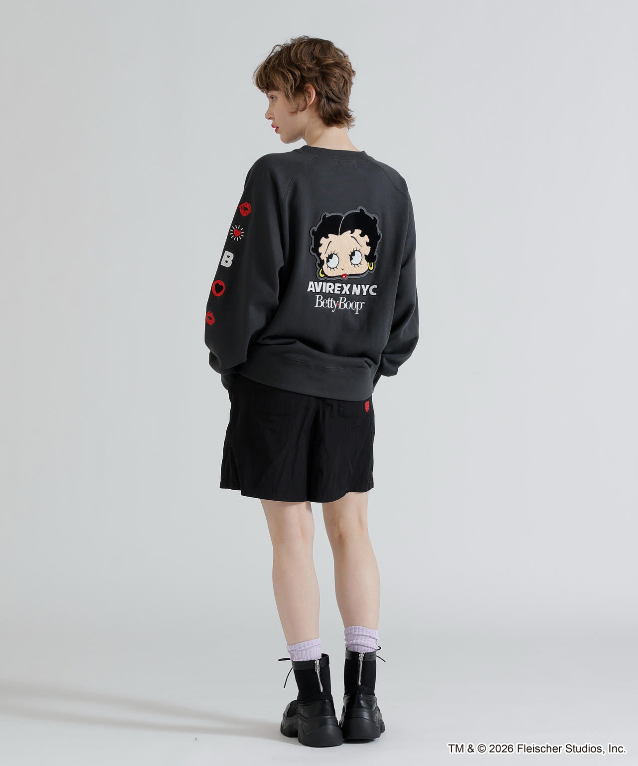 AVIREX × Betty Boop》CREW NECK SWEAT | AVIREX（アヴィレックス