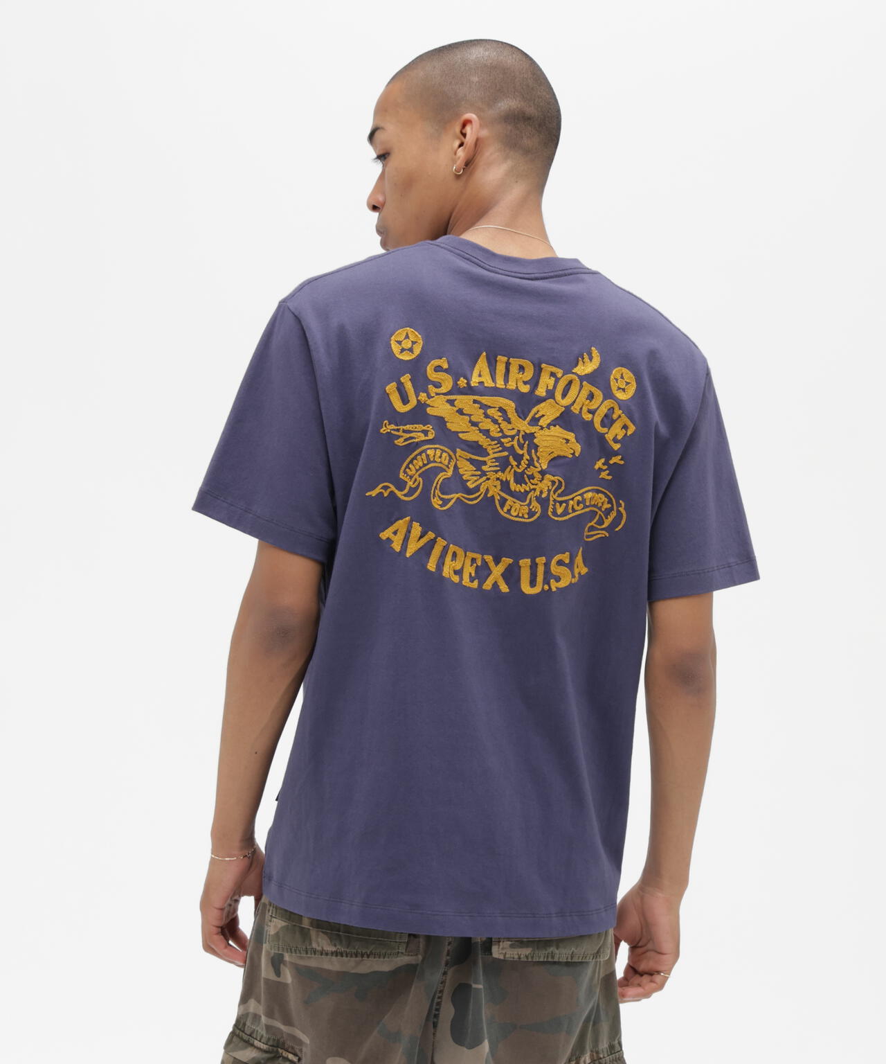 CHAIN STITCH EMBROIDERY T-SHIRT | AVIREX（アヴィレックス