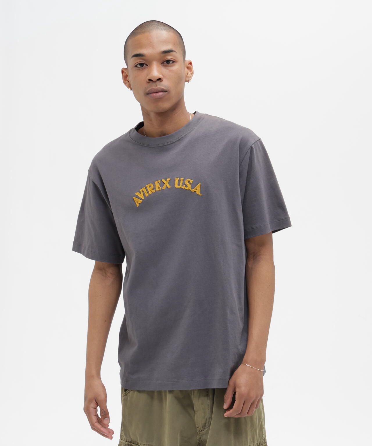 CHAIN STITCH EMBROIDERY T-SHIRT | AVIREX（アヴィレックス