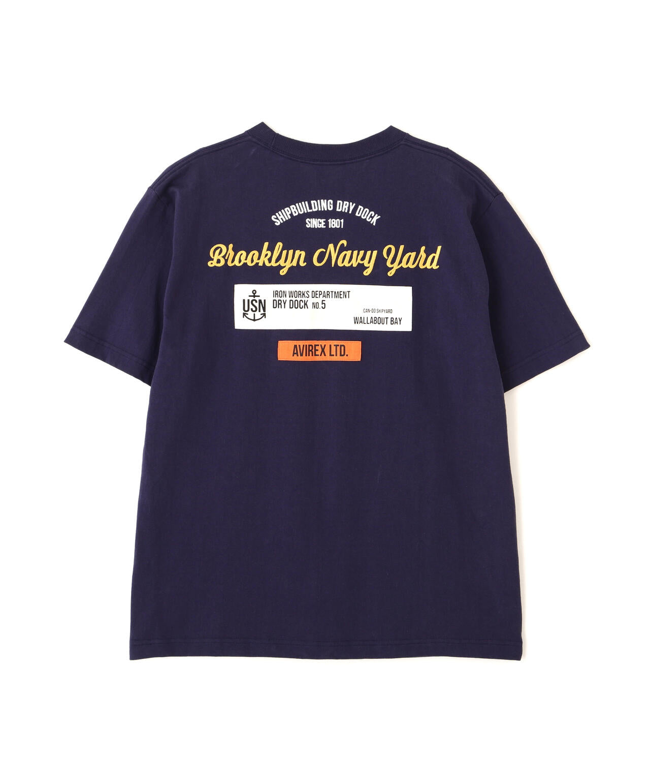 PATCHED S/S T-SHIRT ”Brooklyn” | AVIREX（アヴィレックス） ｜【公式