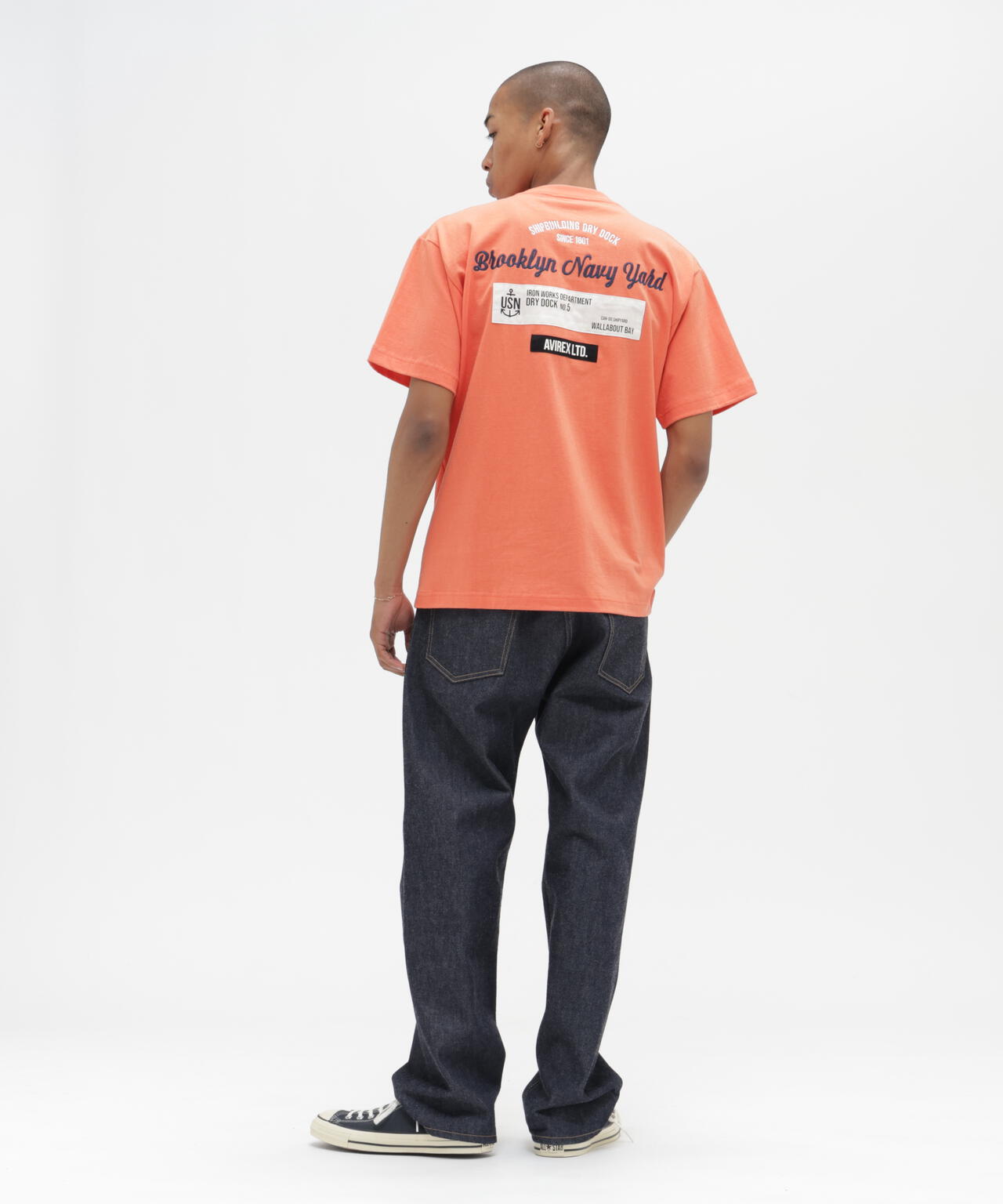 PATCHED S/S T-SHIRT ”Brooklyn” | AVIREX（アヴィレックス） ｜【公式