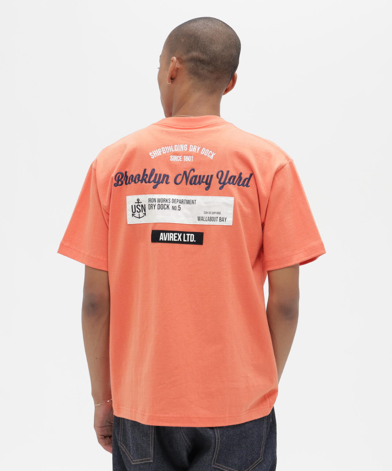 PATCHED S/S T-SHIRT ”Brooklyn” | AVIREX（アヴィレックス） ｜【公式