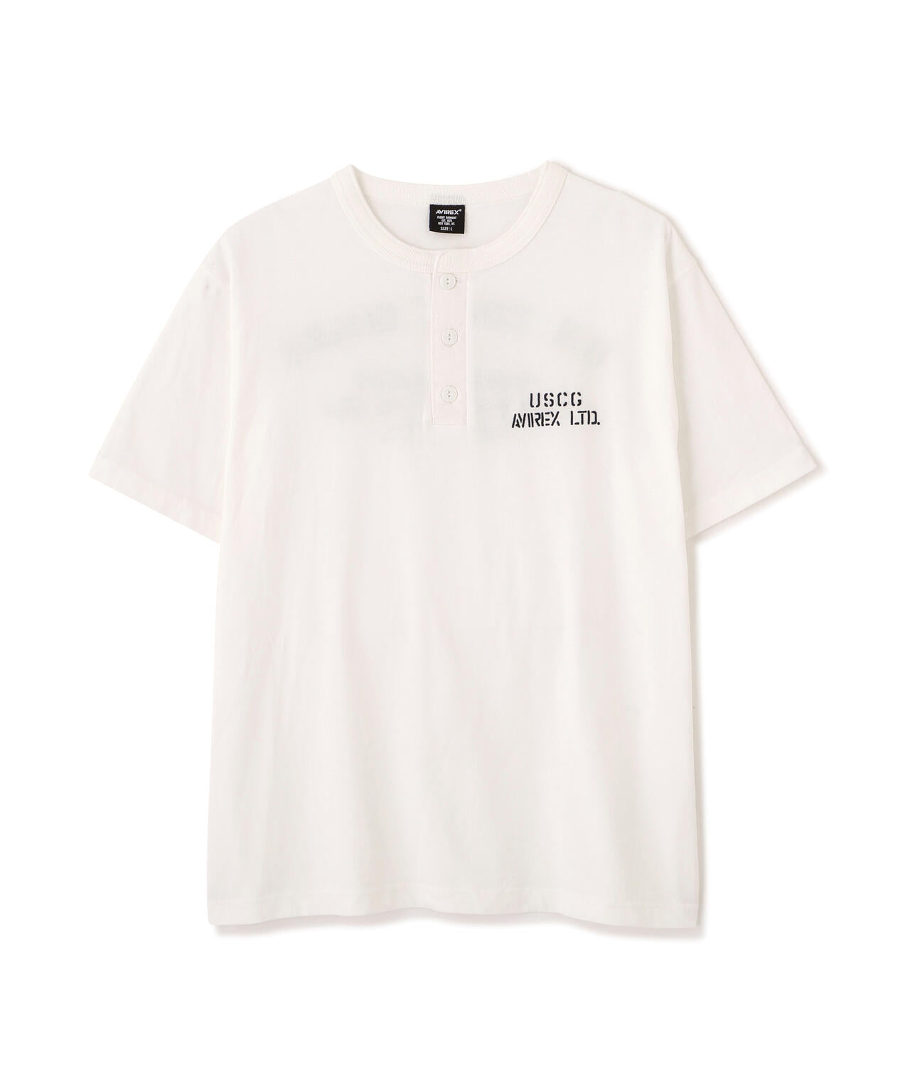 FADED MIL. HENRY NECK T-SHIRT