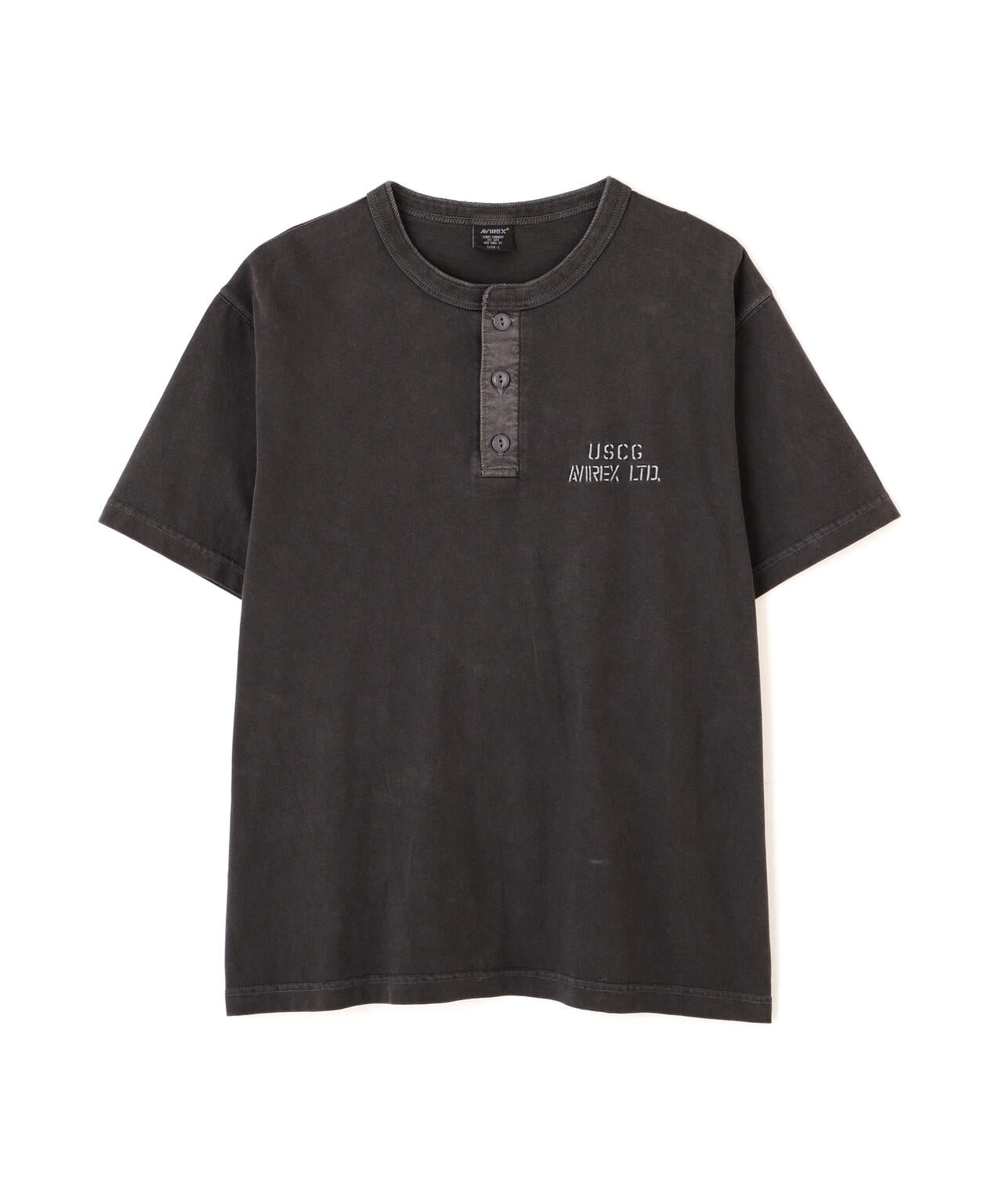 FADED MIL. HENRY NECK T-SHIRT