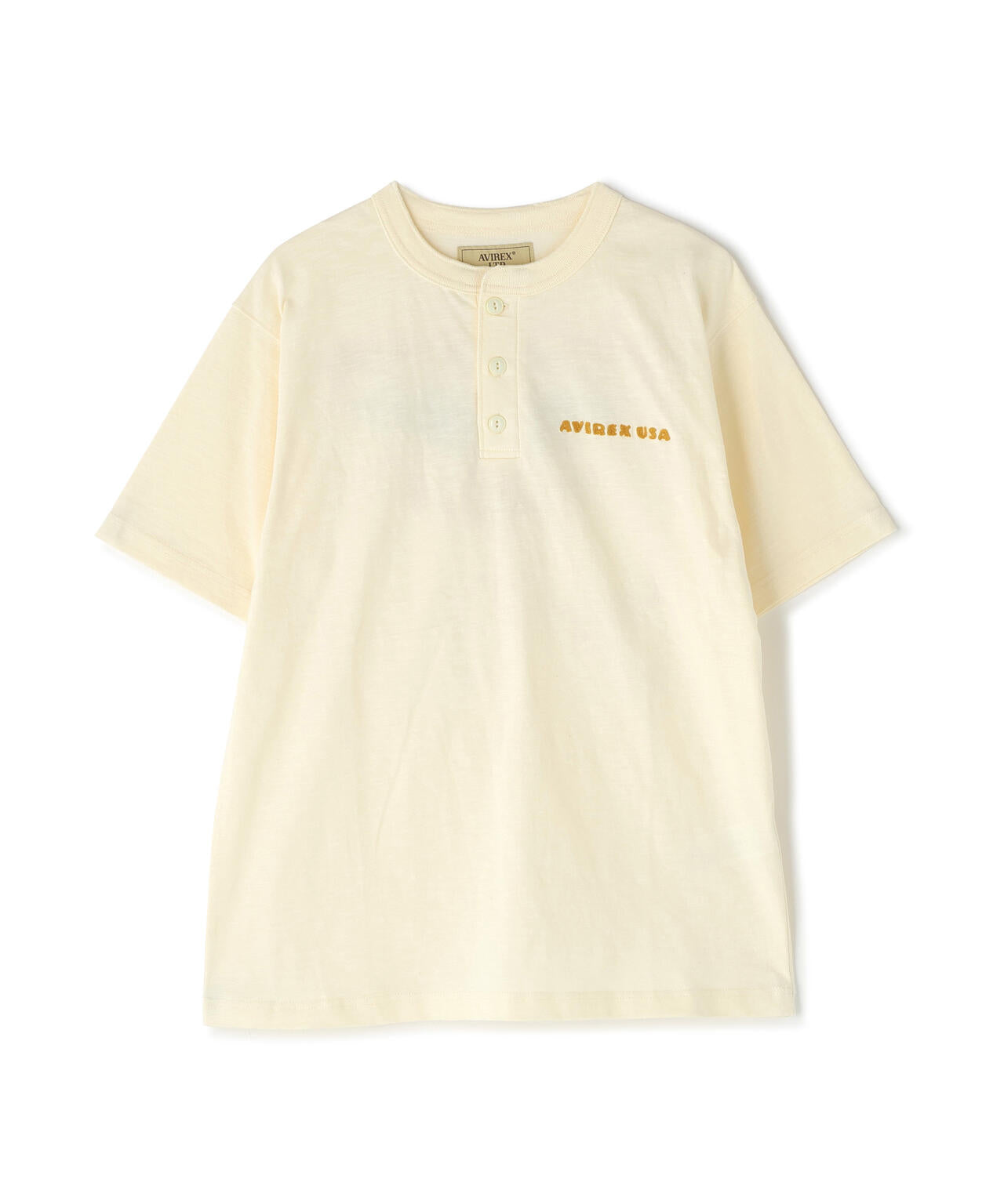 《A.A.R.C》HENLEY NECK T-SHIRT