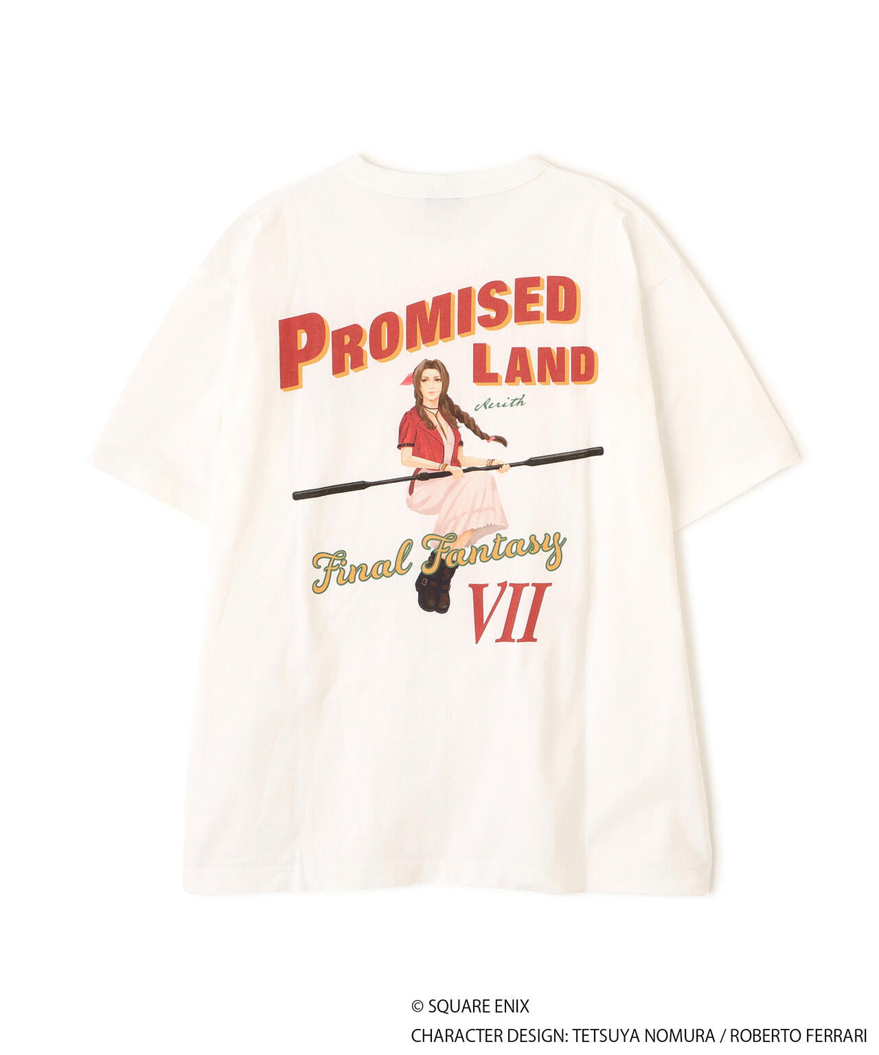 AVIREX × FINAL FANTASY VII REMAKE》PINUP T-SHIRT ”TIFA & AERITH