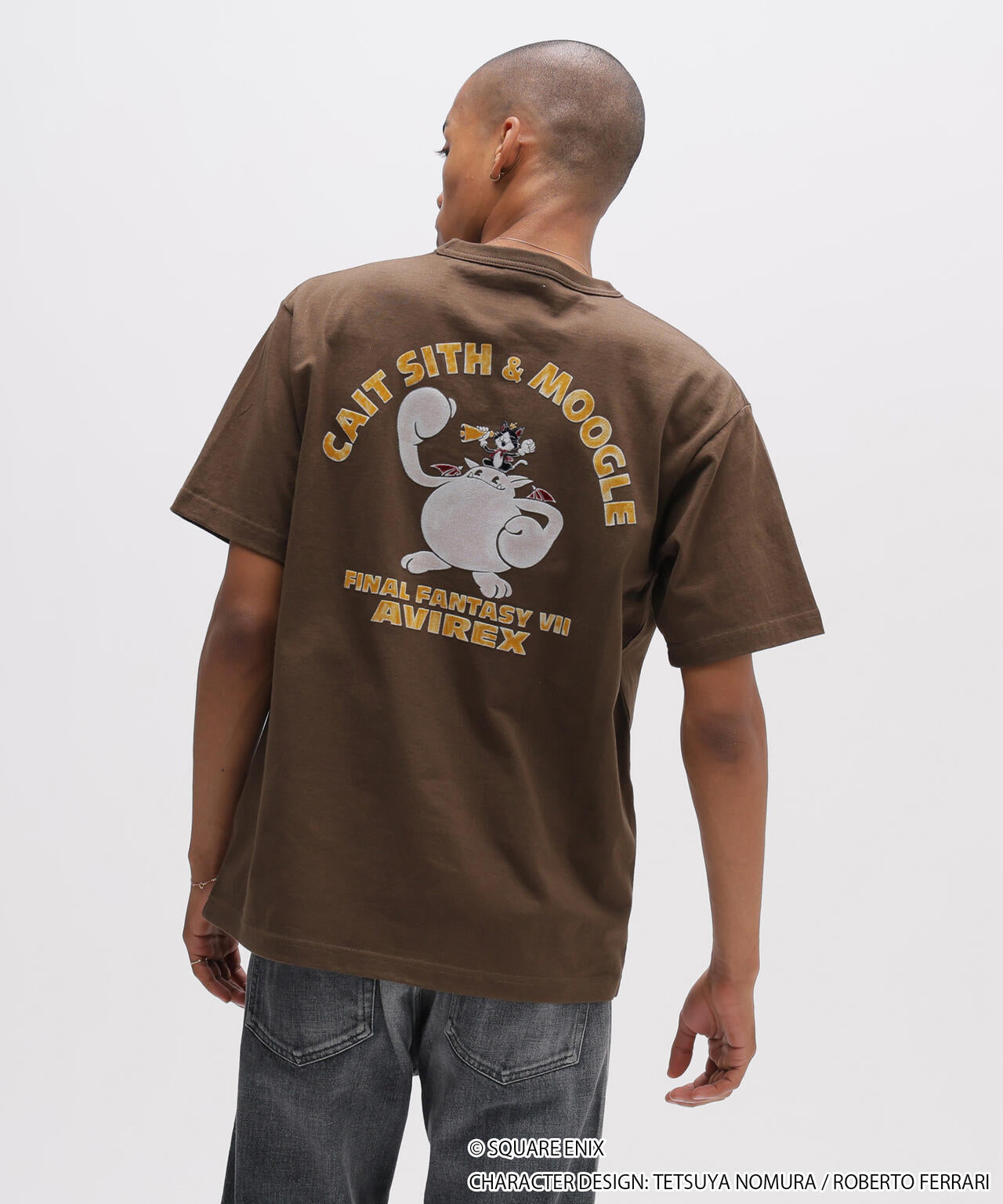 AVIREX × FINAL FANTASY VII REMAKE》CREW NECK T-SHIRT