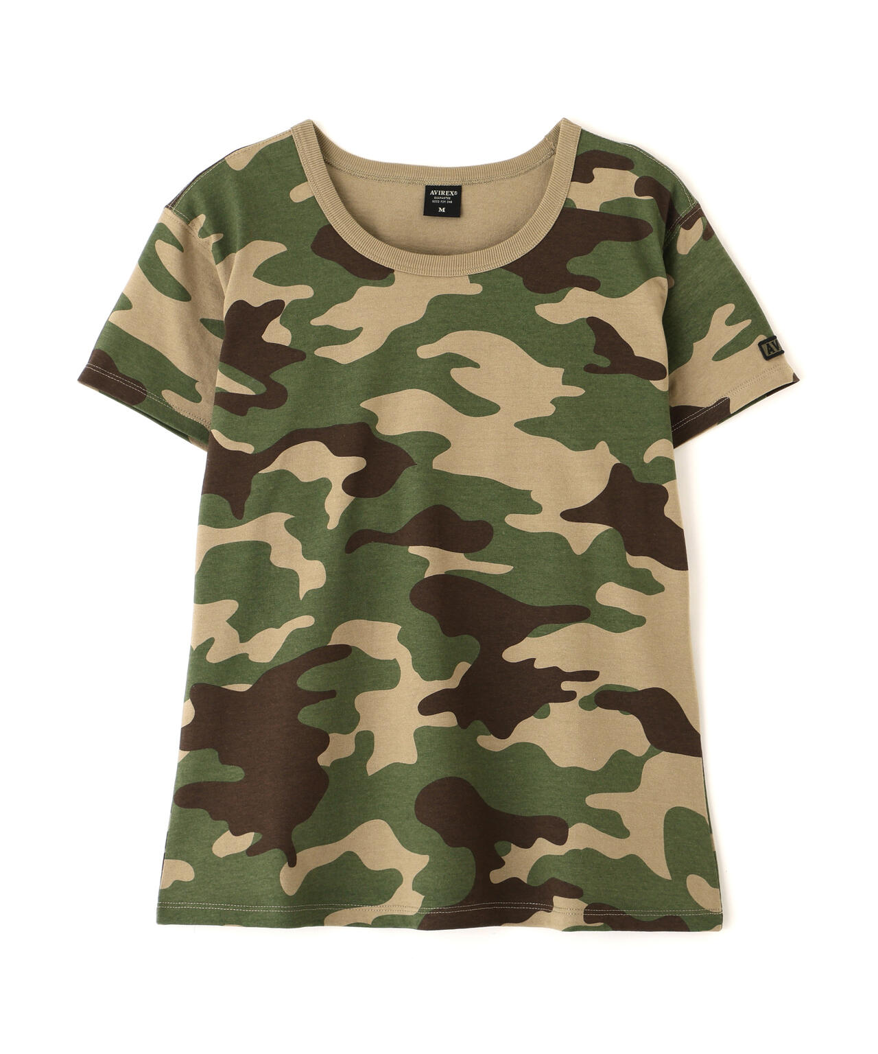 WEB&DEPOT限定/WOMAN》CAMOUFLAGE S/S T-SHIRT | AVIREX