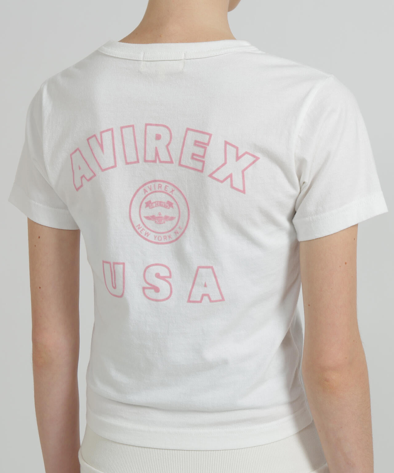 《WOMAN》VARSITY LOGO MINI T-SHIRT