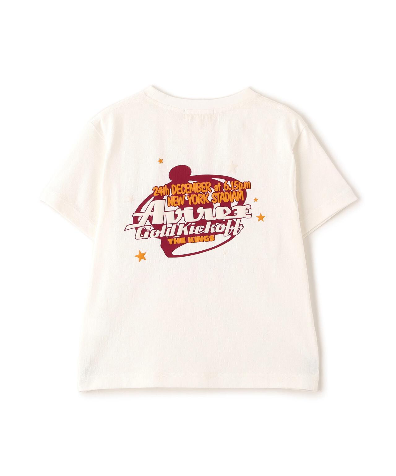 GOLD KICKOFF PUFF PRINT T-SHIRT | AVIREX（アヴィレックス