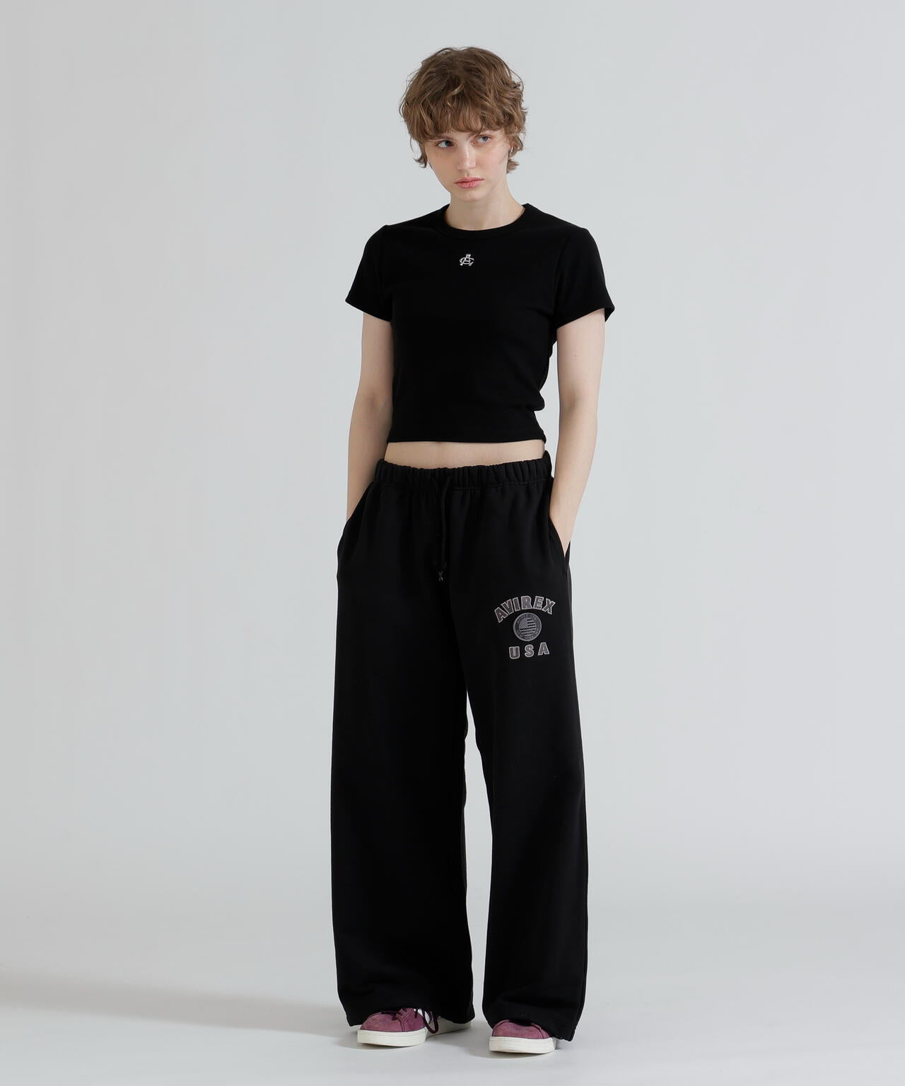 直営店限定》S/S AC RIB T-SHIRT | AVIREX（アヴィレックス） ｜【公式