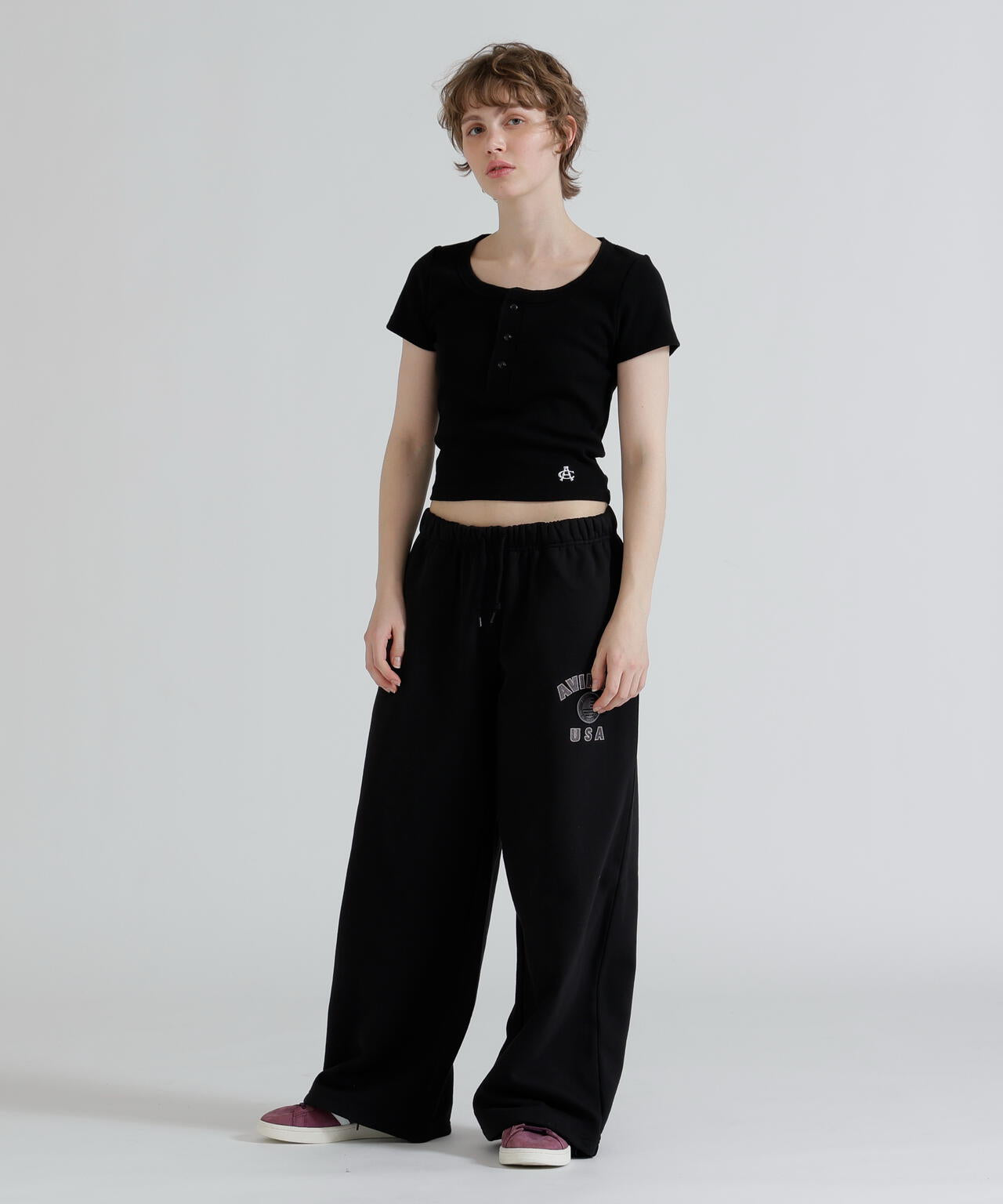 直営店限定》S/S AC RIB HENLY T-SHIRT | AVIREX（アヴィレックス