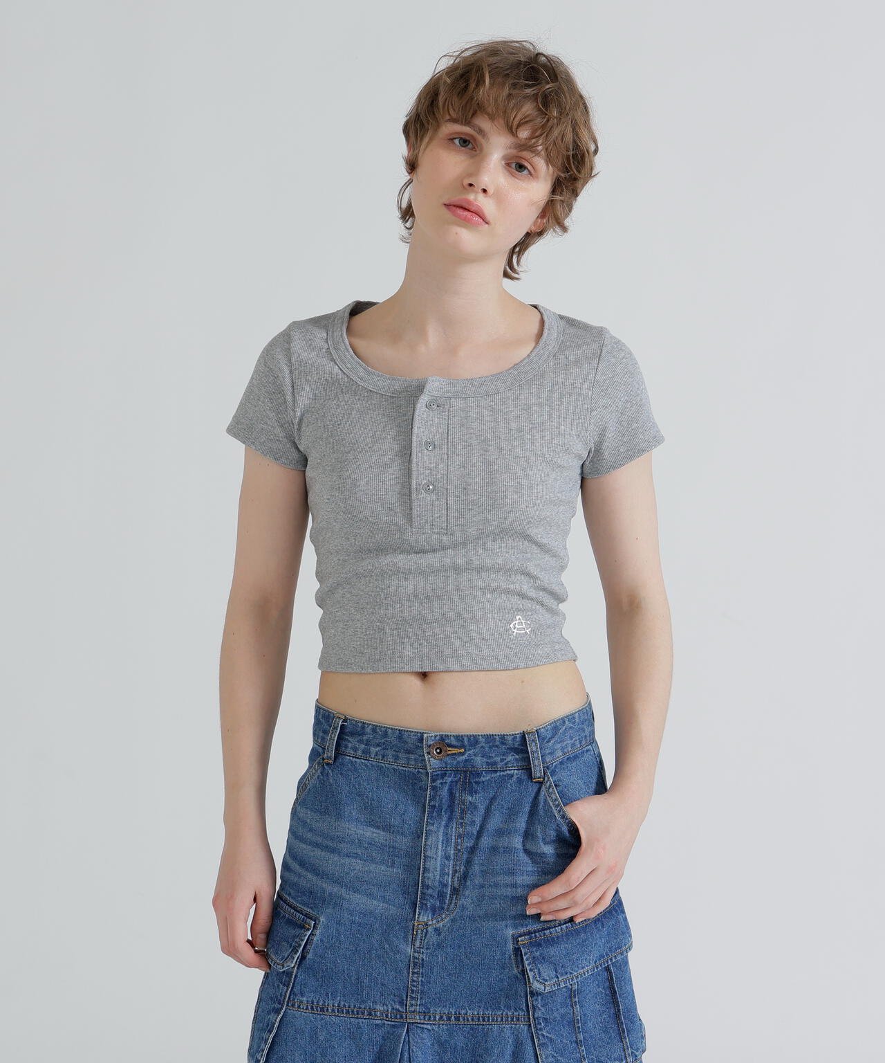 直営店限定》S/S AC RIB HENLY T-SHIRT | AVIREX（アヴィレックス