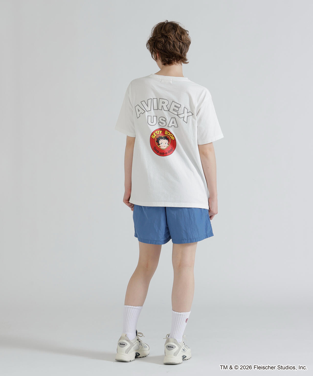 AVIREX × Betty Boop》VARSITY LOGO S/S T-SHIRT | AVIREX