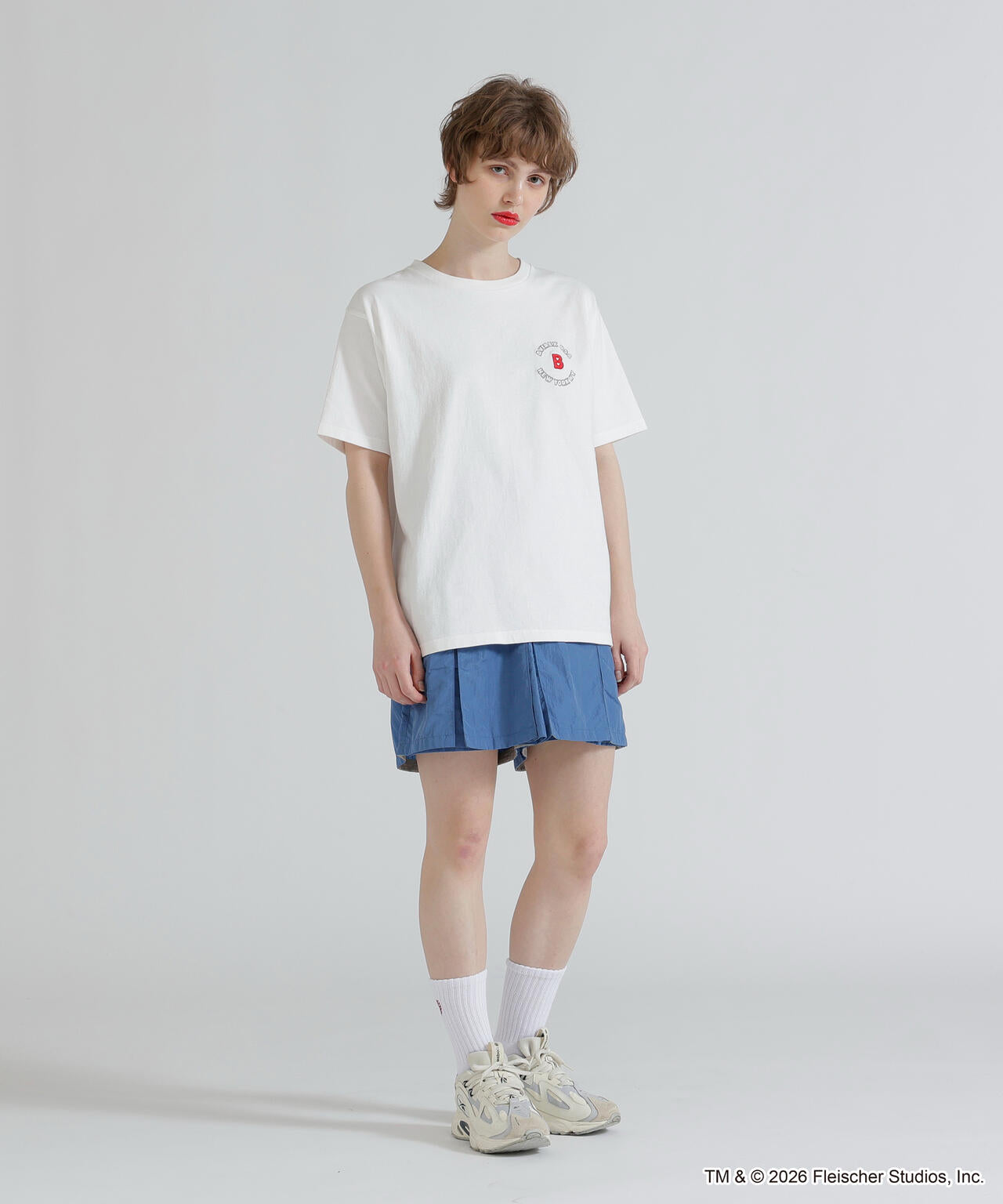 AVIREX × Betty Boop》VARSITY LOGO S/S T-SHIRT | AVIREX