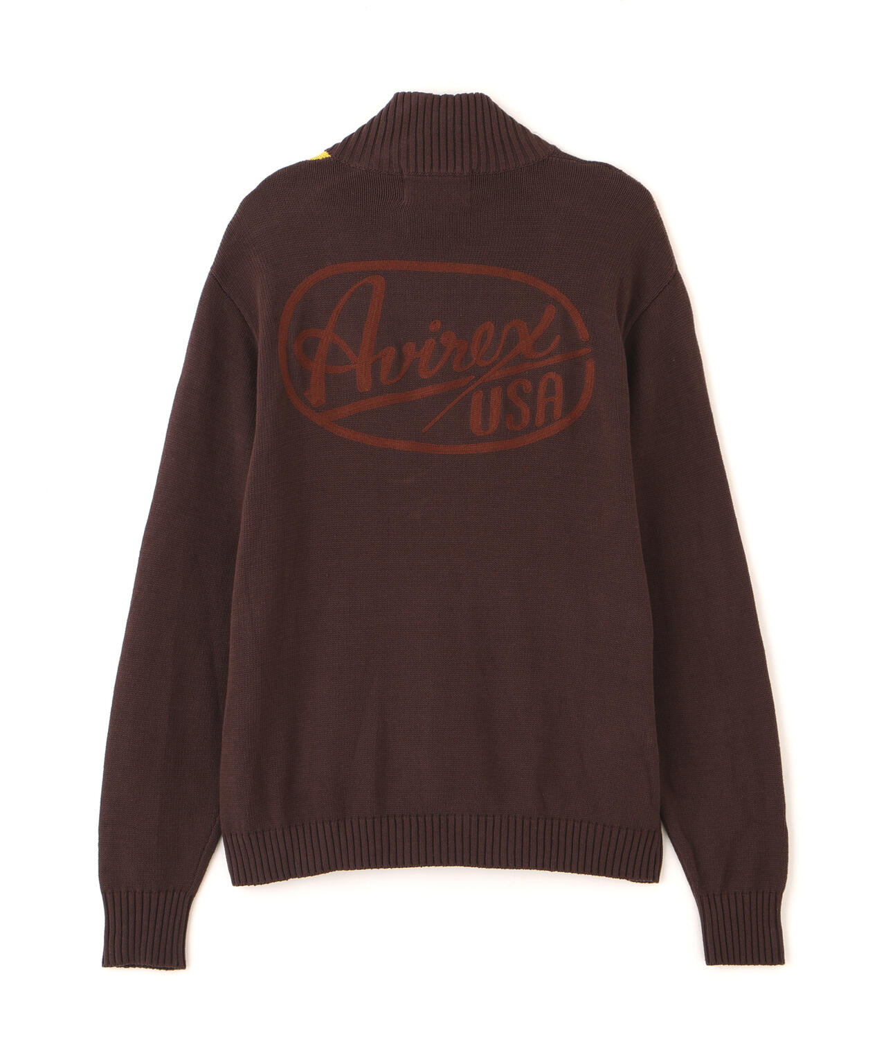 A.A.R.C》COTTON ZIP UP KNIT | AVIREX（アヴィレックス） ｜【公式