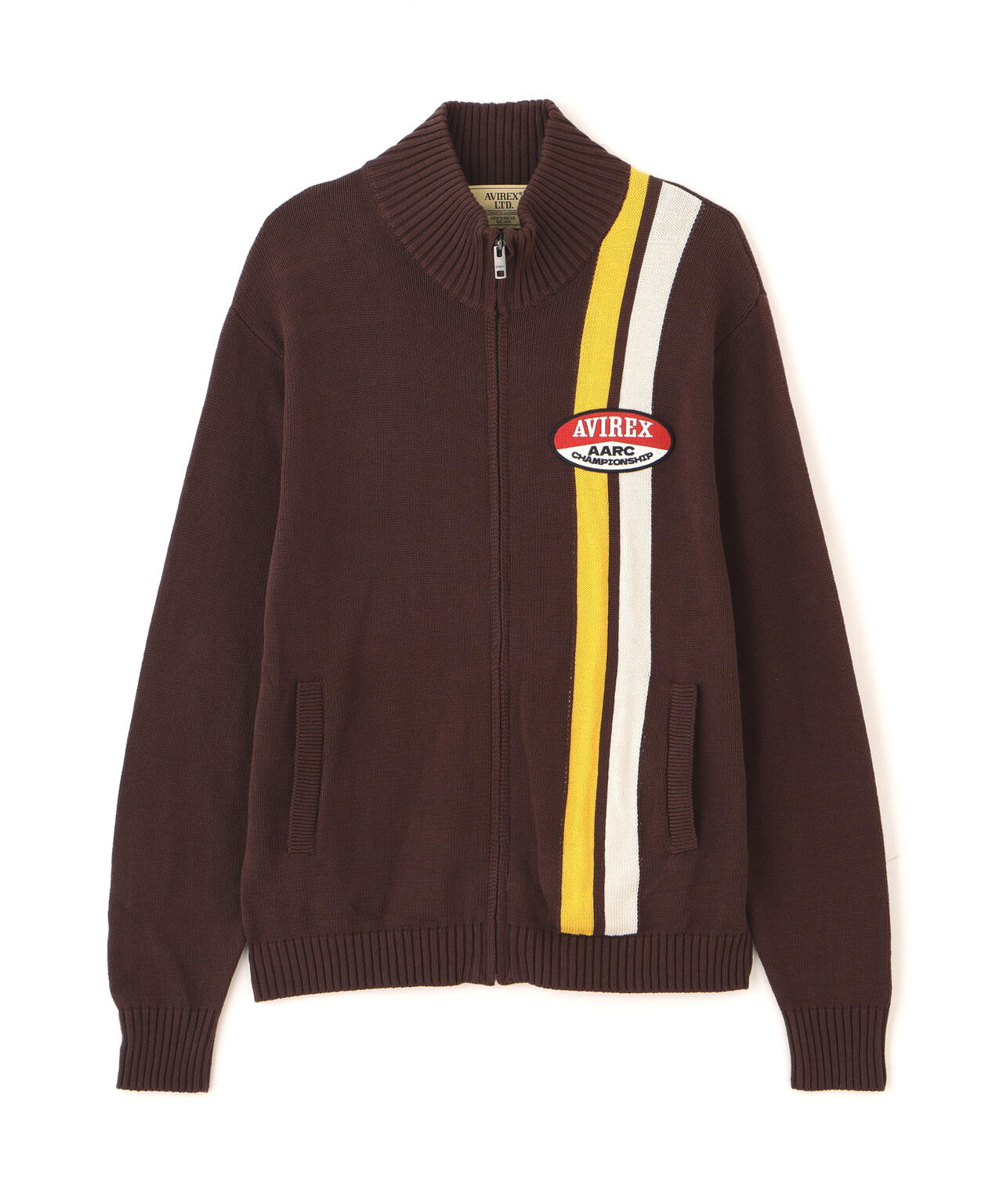 A.A.R.C》COTTON ZIP UP KNIT | AVIREX（アヴィレックス） ｜【公式