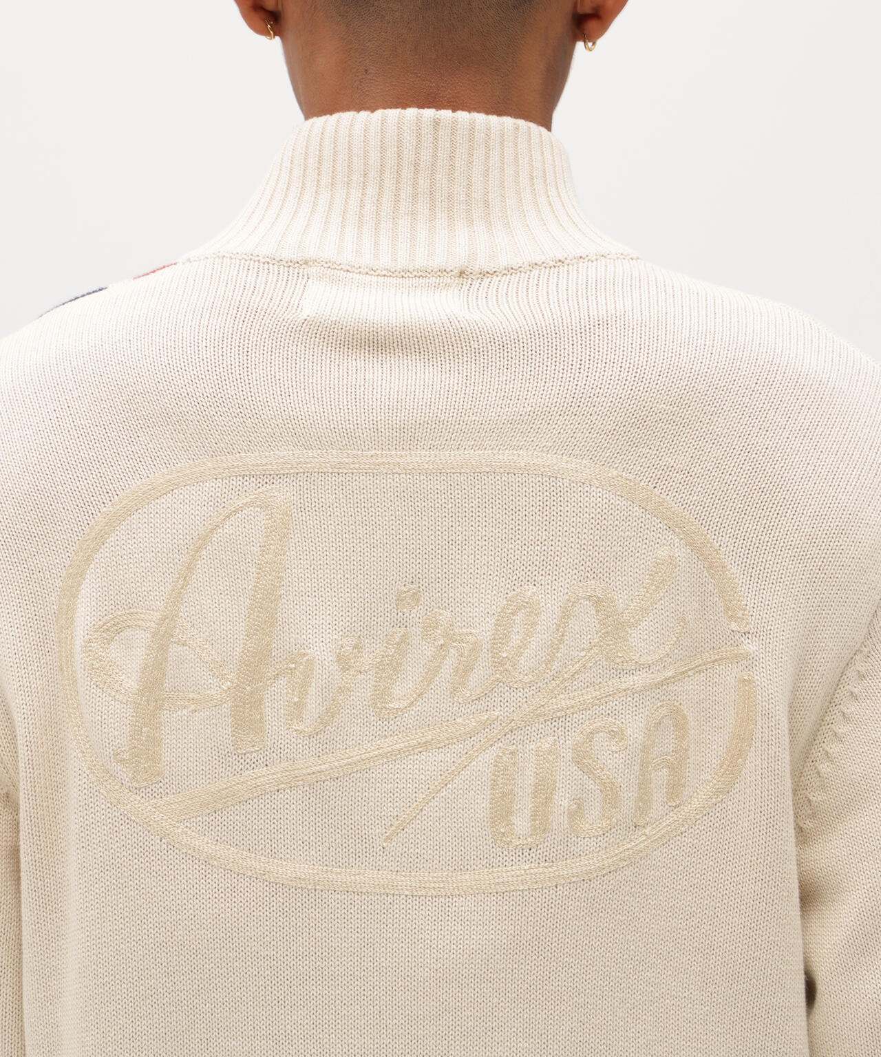 A.A.R.C》COTTON ZIP UP KNIT | AVIREX（アヴィレックス） ｜【公式