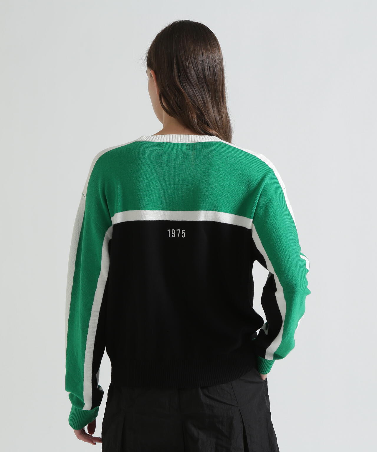MULTI-TONE KNIT PULLOVER