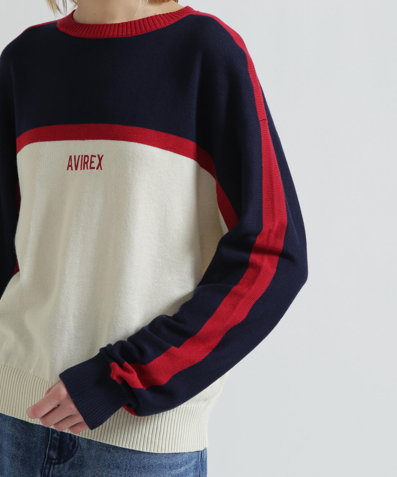 MULTI-TONE KNIT PULLOVER | AVIREX（アヴィレックス） ｜【公式】通販