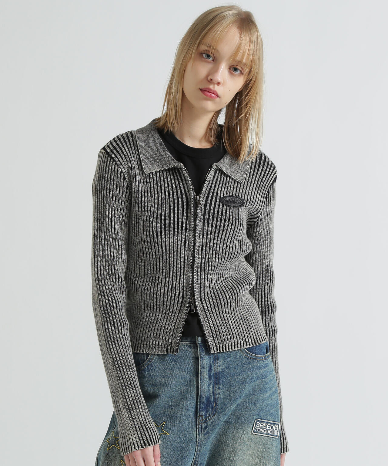 VINTAGE WASH WAPPEN KINT CARDIGAN | AVIREX（アヴィレックス