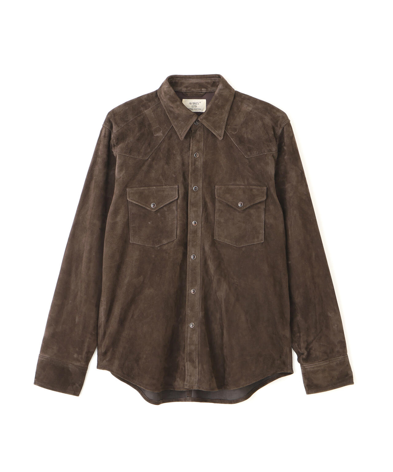 超希少モデル　アヴィレックスB9 ブラウン GOAT SUEDE WESTERN SHIRT | AVIREX