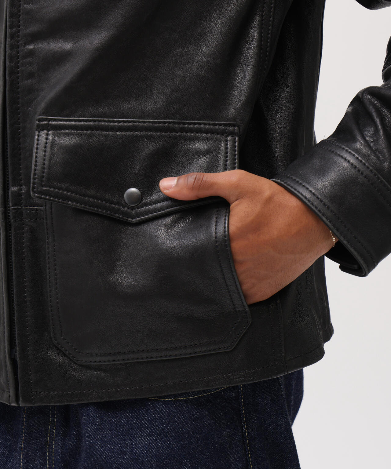 ANJ4 JACKET BLACK ACES