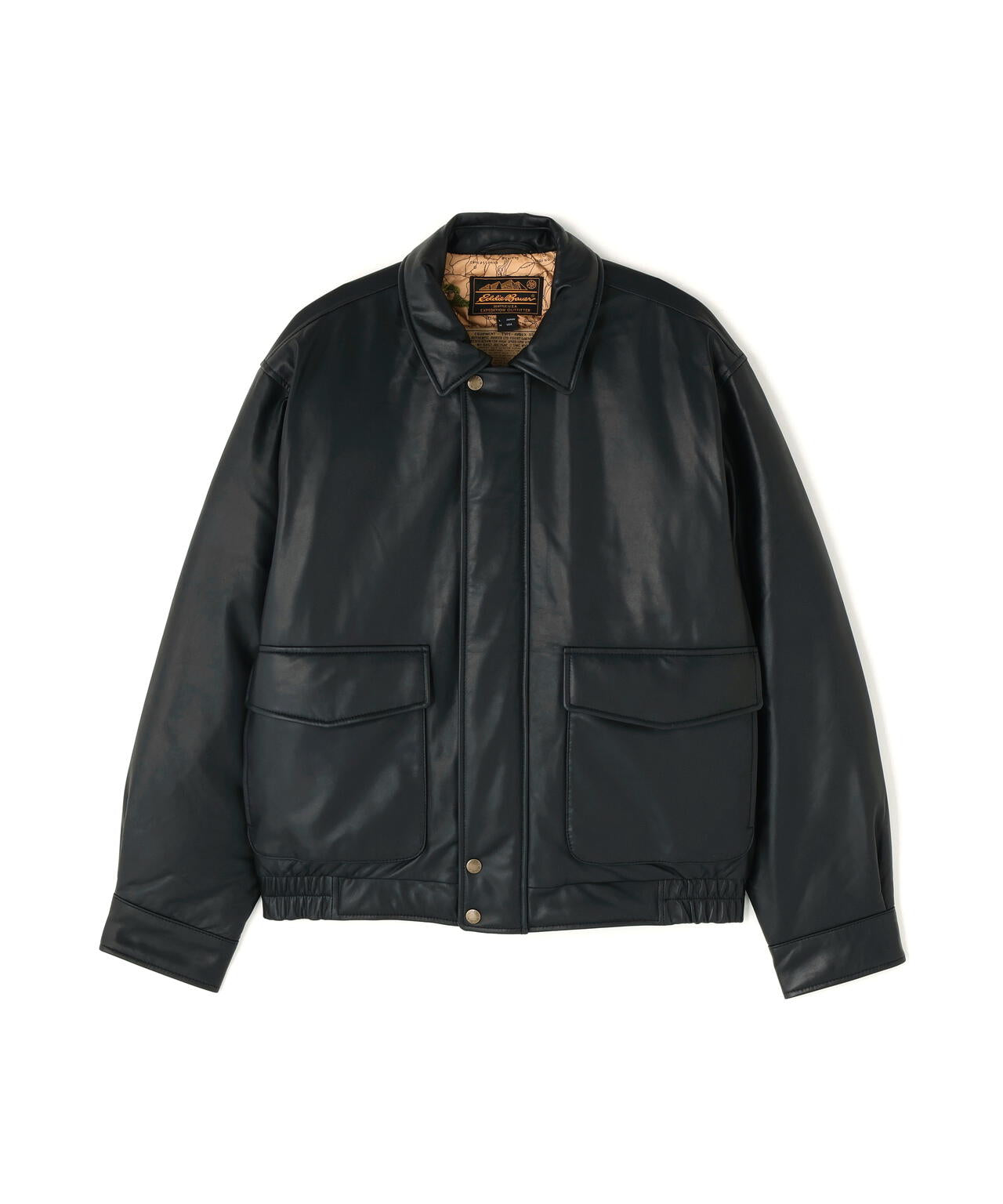《AVIREX × Eddie Bauer》LIGHT LEATHER BOMBER JACKET
