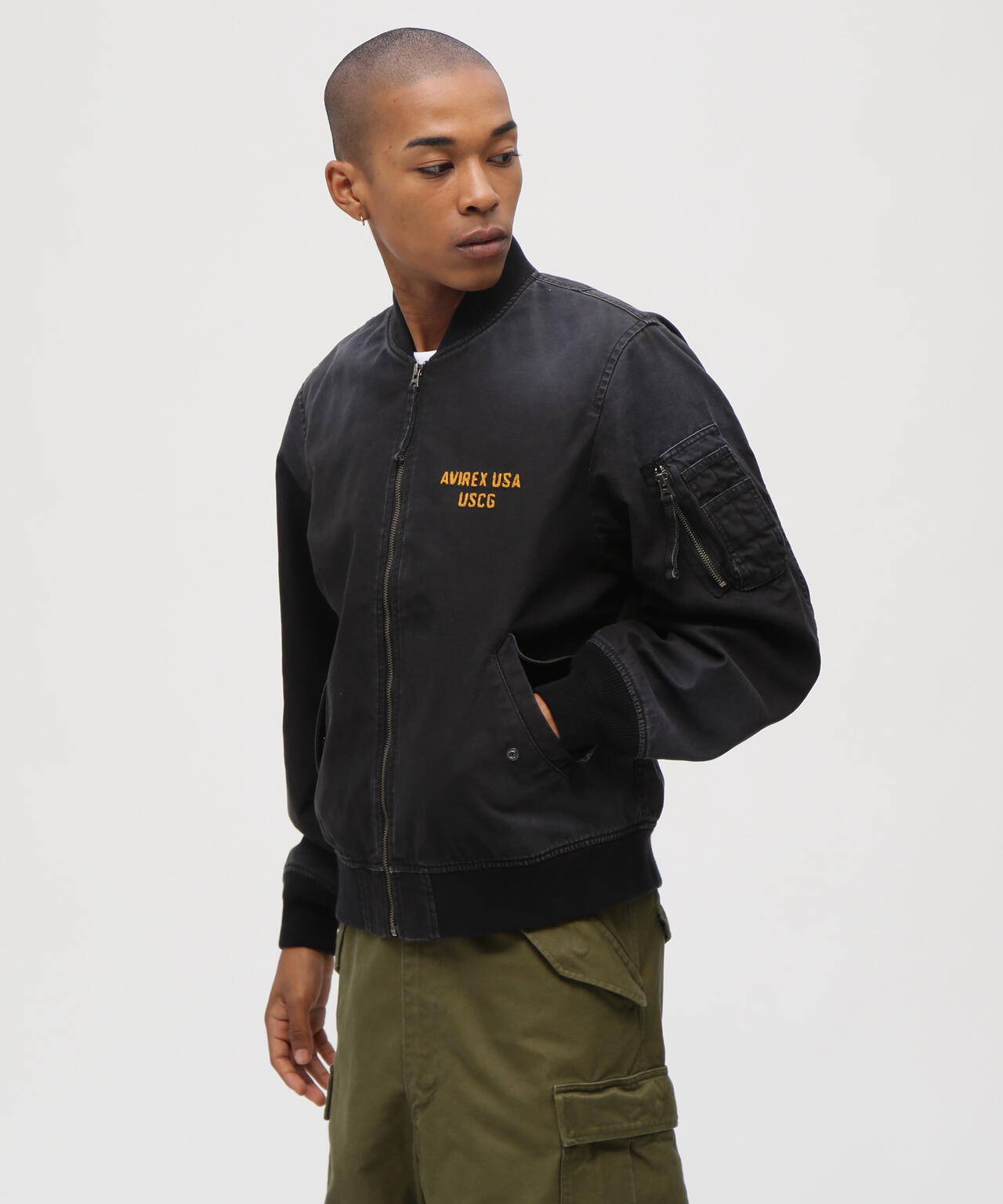 COTTON LIGHT MA-1 ”U.S.COAST GUARD” | AVIREX（アヴィレックス