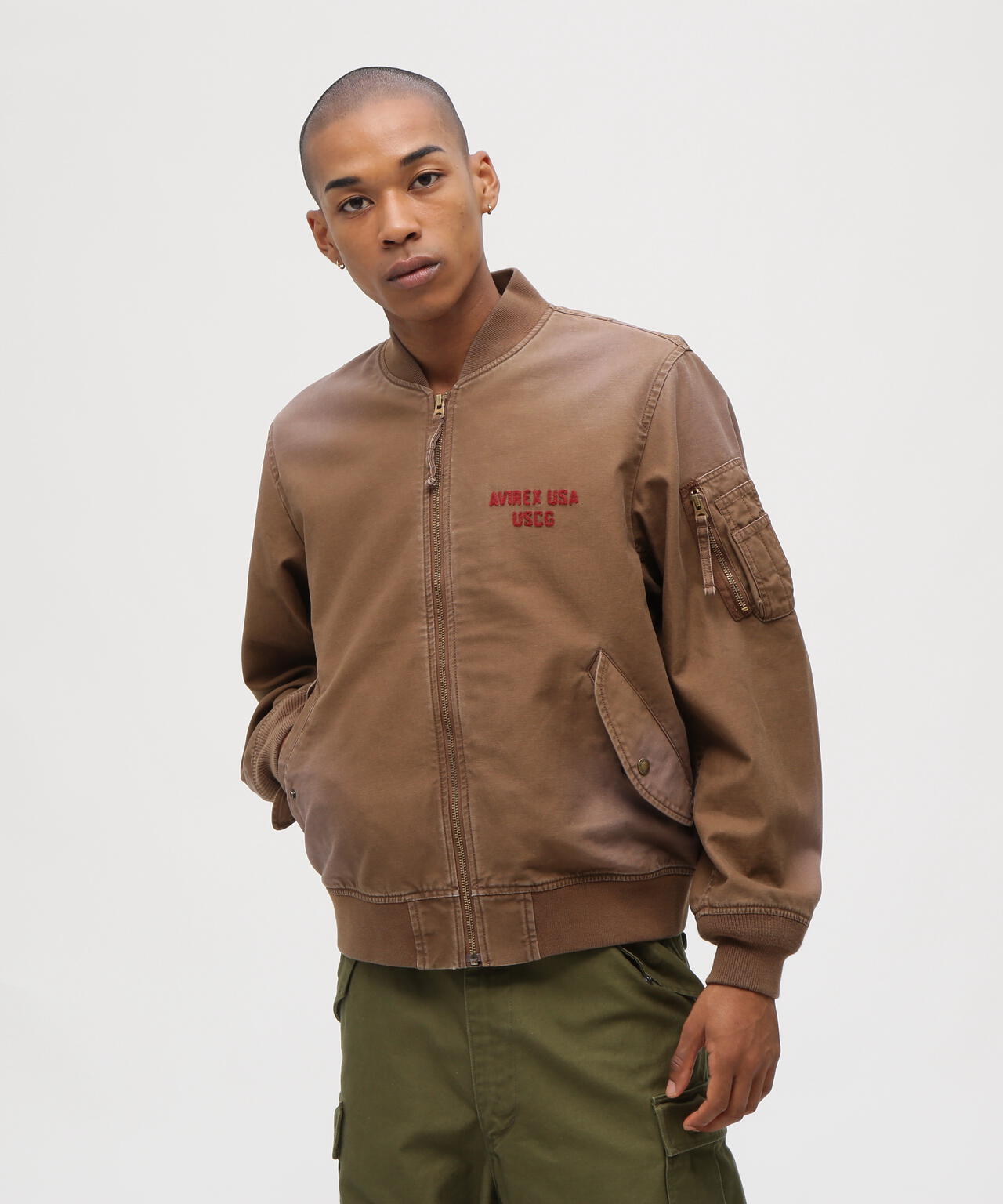 COTTON LIGHT MA-1 ”U.S.COAST GUARD” | AVIREX（アヴィレックス