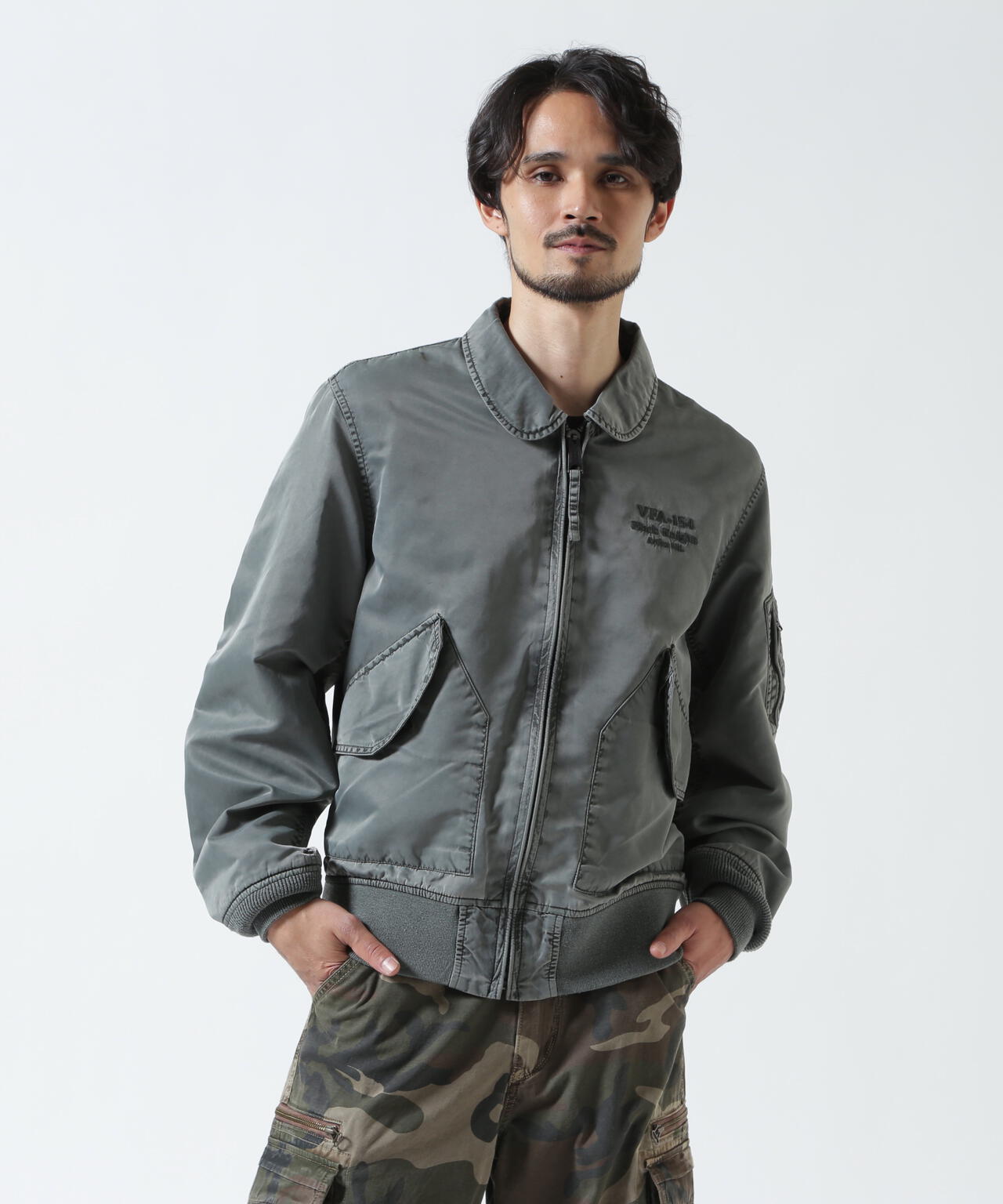 FADED NYLON TYPE CWU-36P JACKET