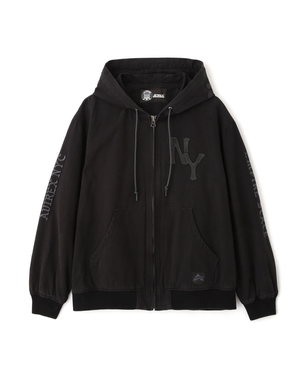 LEATHER PATCH DUCK HOOD JACKET | AVIREX（アヴィレックス） ｜【公式