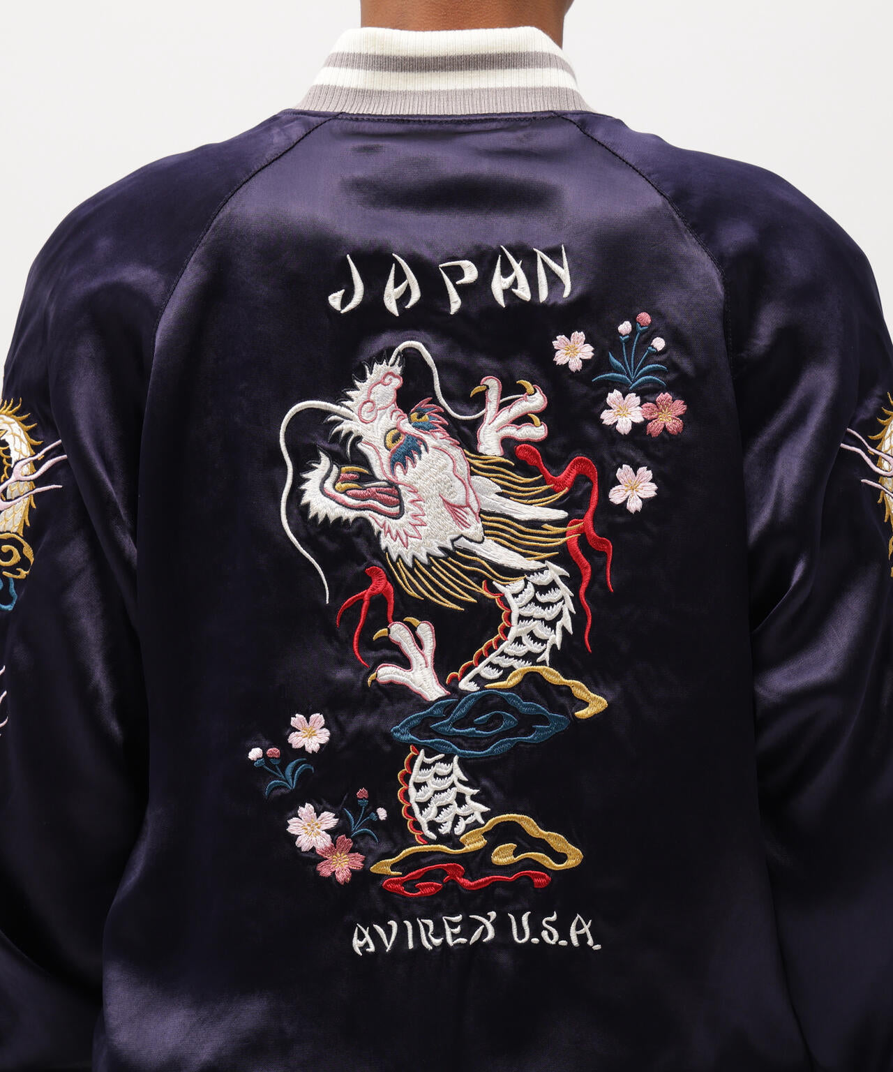 《直営店限定》SOUVENIR JACKET ”DRAGON & CHERRY BLOSSOMS”