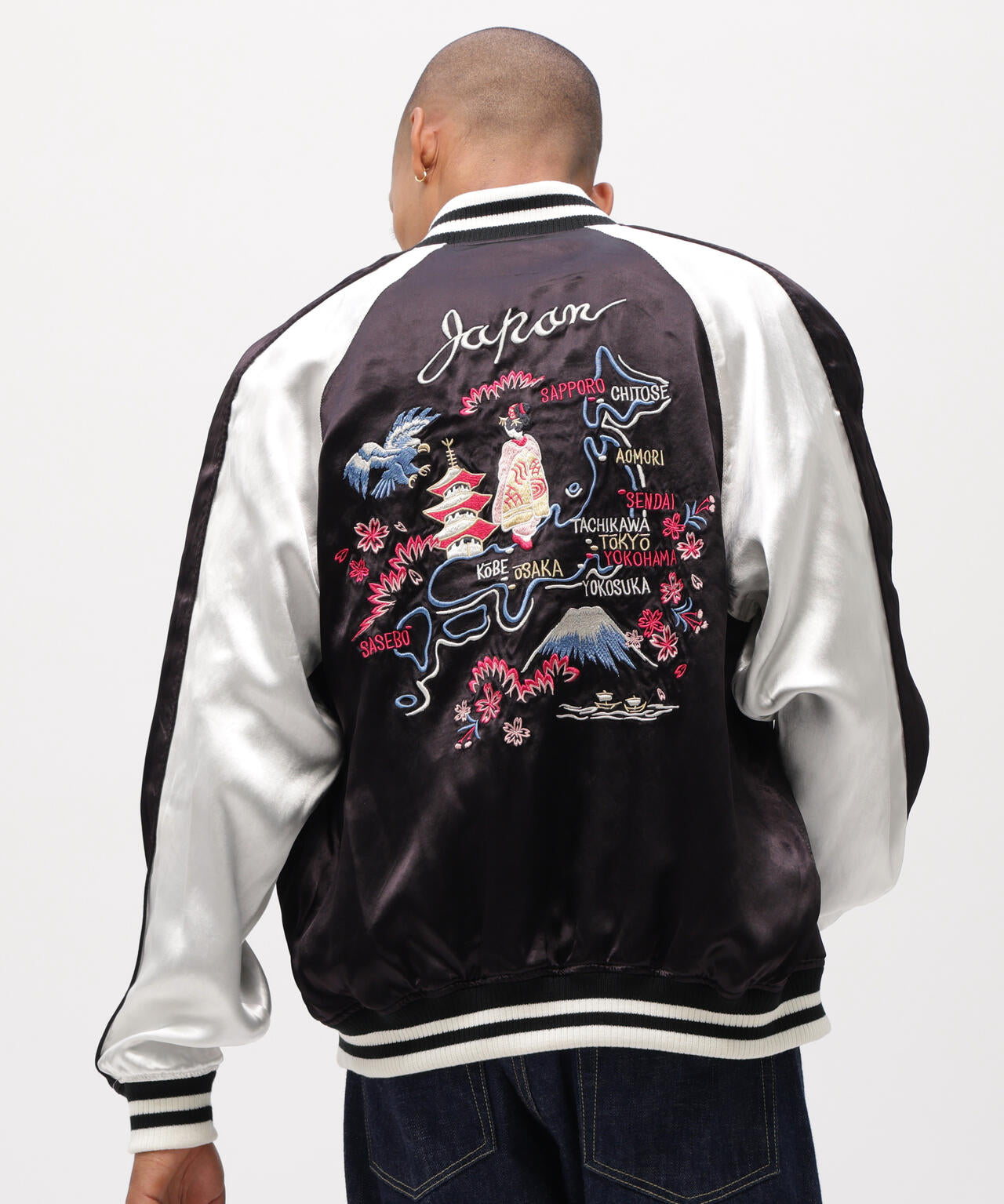 《直営店限定》SOUVENIR JACKET ”DRAGON & CHERRY BLOSSOMS”