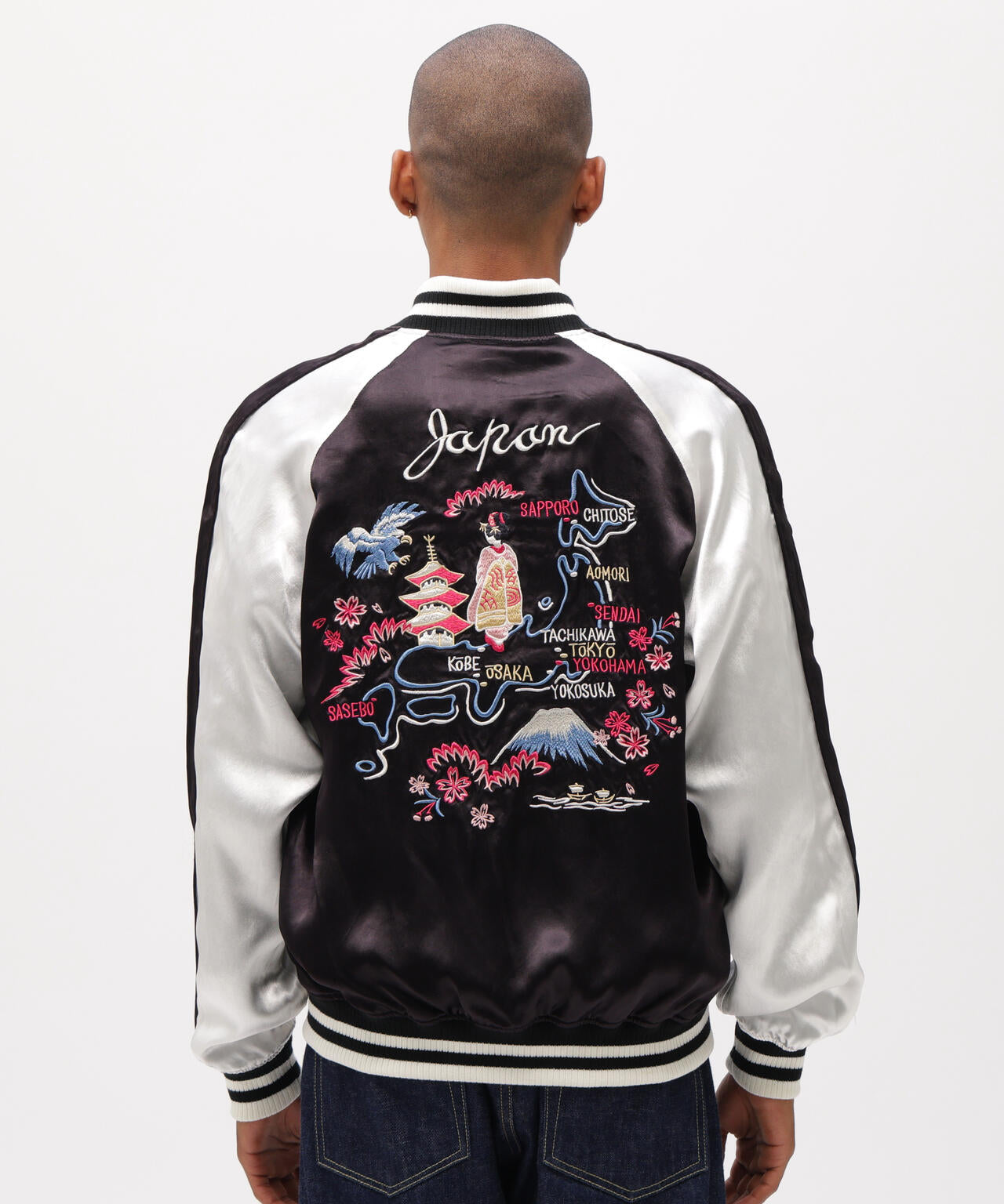《直営店限定》SOUVENIR JACKET ”DRAGON & CHERRY BLOSSOMS”