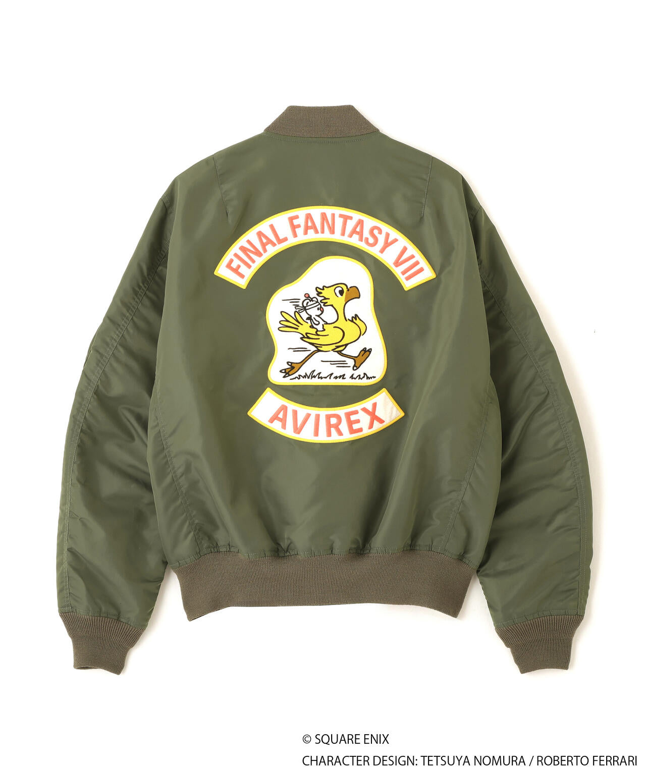 《AVIREX × FINAL FANTASY VII REMAKE》MA-1 CHOCOBO