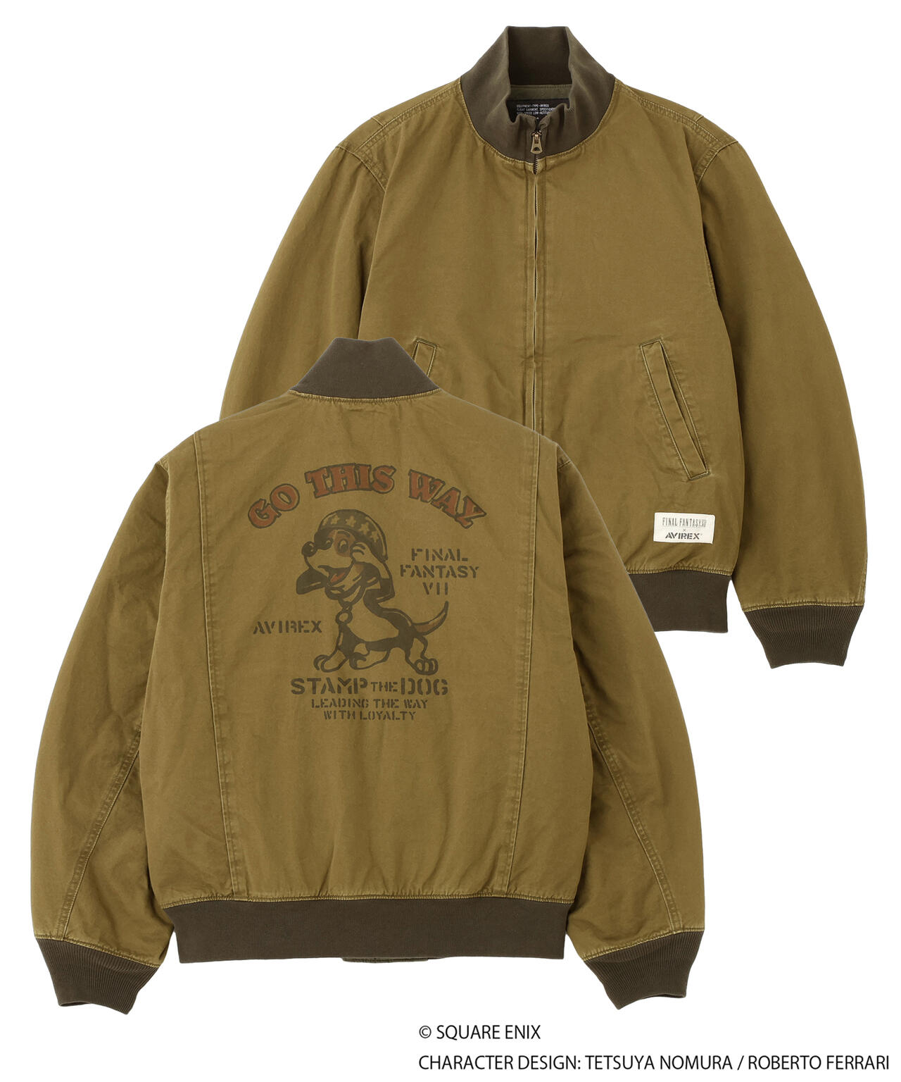 AVIREX × FINAL FANTASY VII REMAKE》TANKERS ”STAMP DOG” | AVIREX