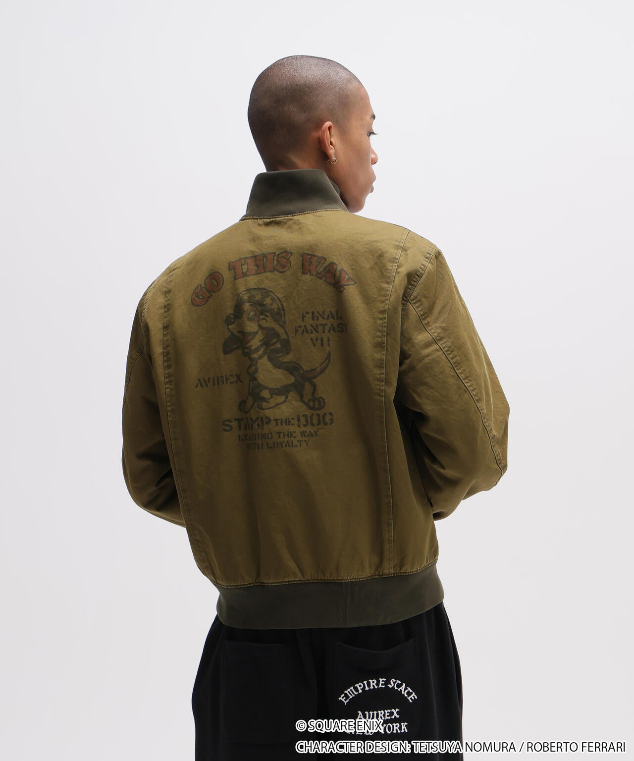 AVIREX × FINAL FANTASY VII REMAKE》TANKERS ”STAMP DOG” | AVIREX