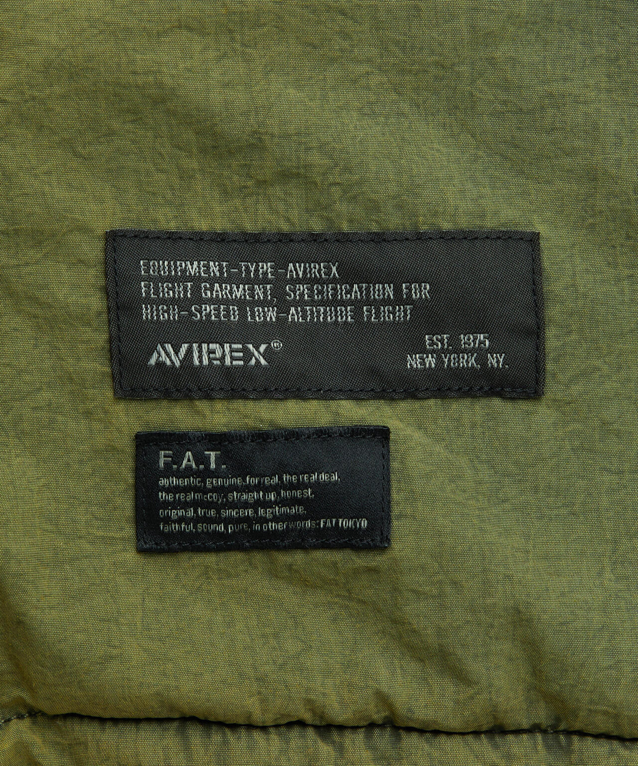 《AVIREX｜F.A.T.》A-65F