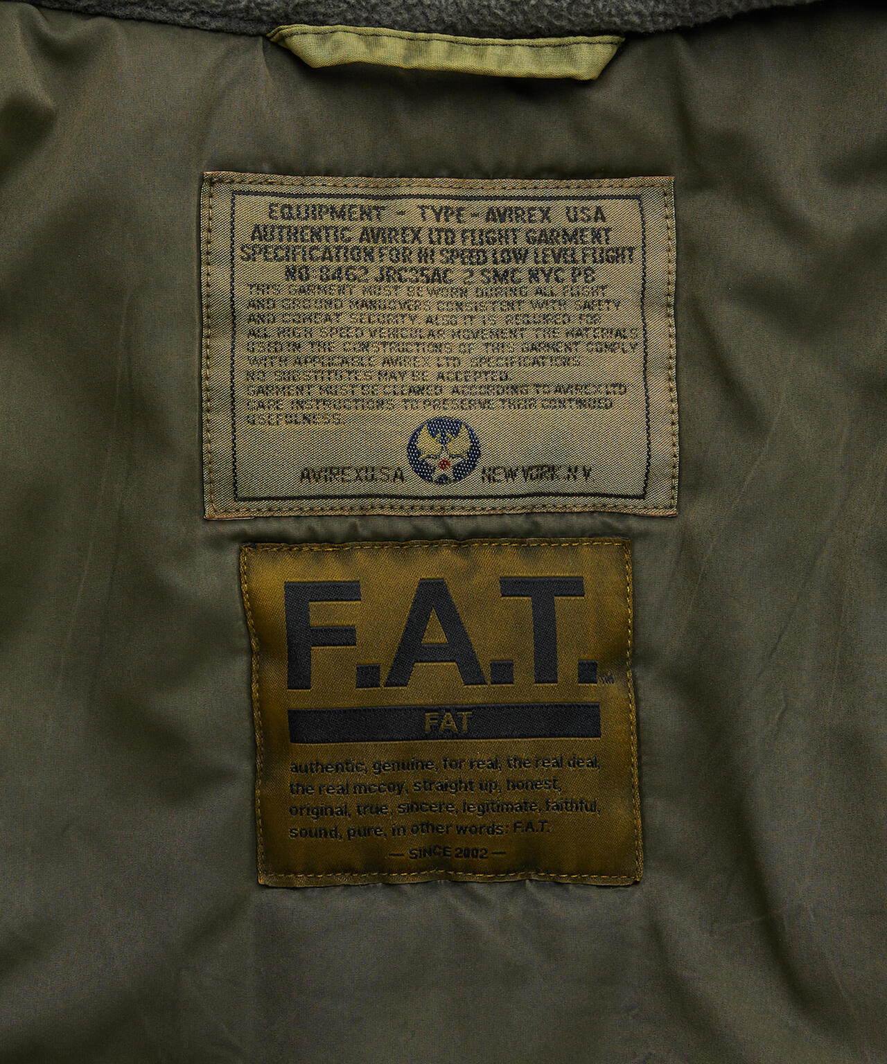 《AVIREX｜F.A.T.》A-65F