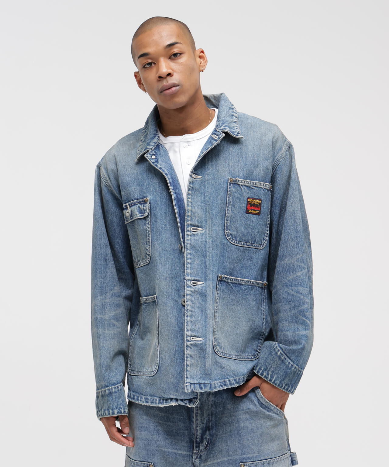 《AVIREX｜MOANDMO CLOTHING》DENIM COVERALL WW２